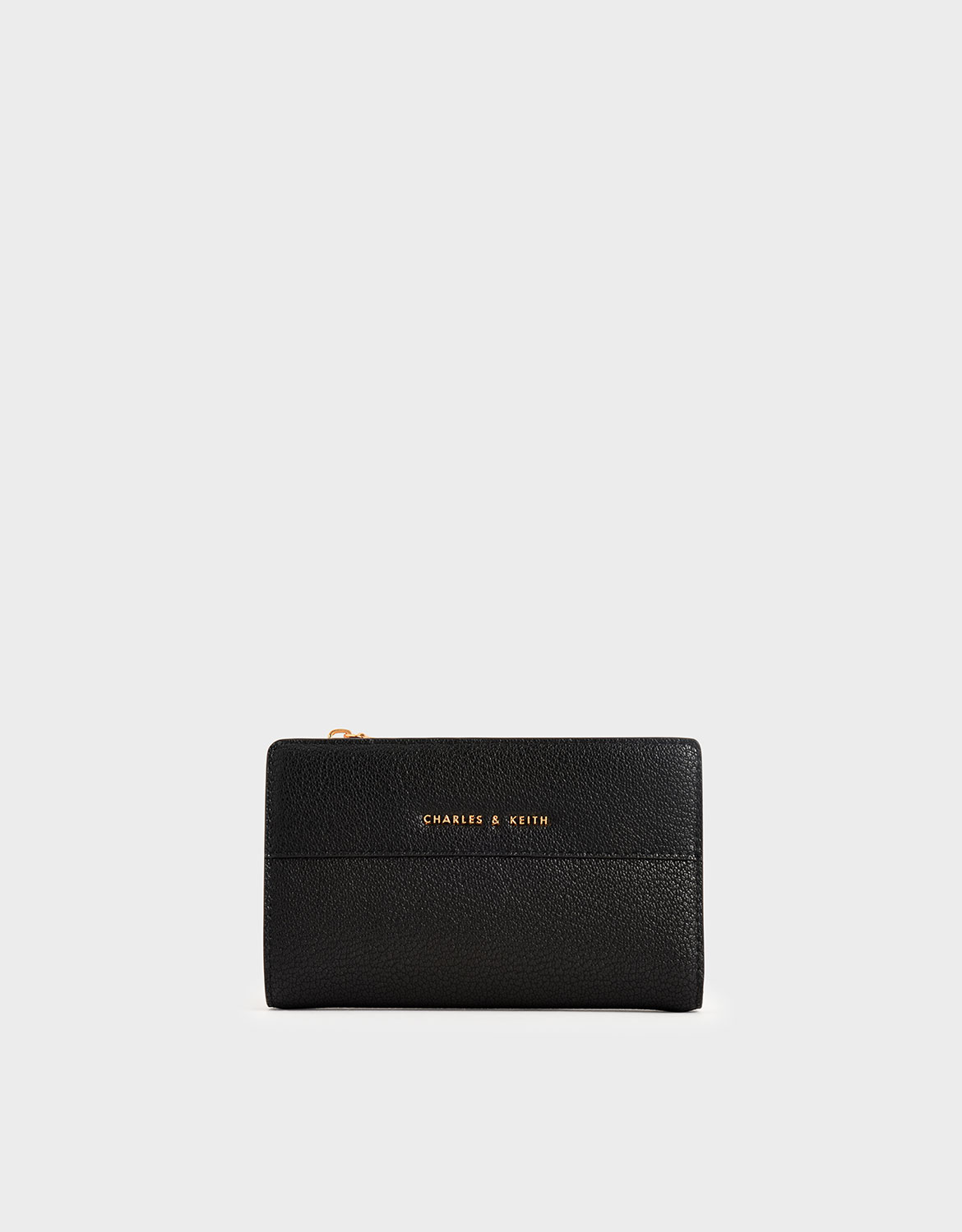 

Snap-Button Mini Wallet, Black