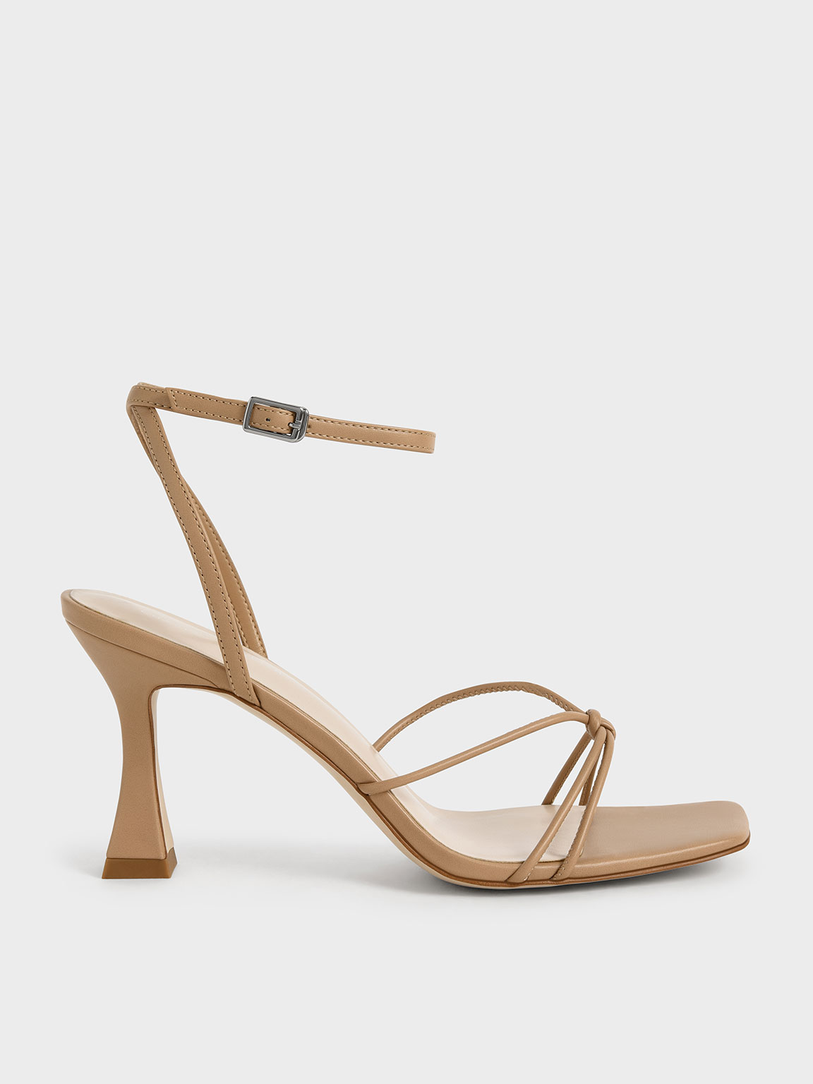 

Ankle Strap Sculptural Heel Sandals