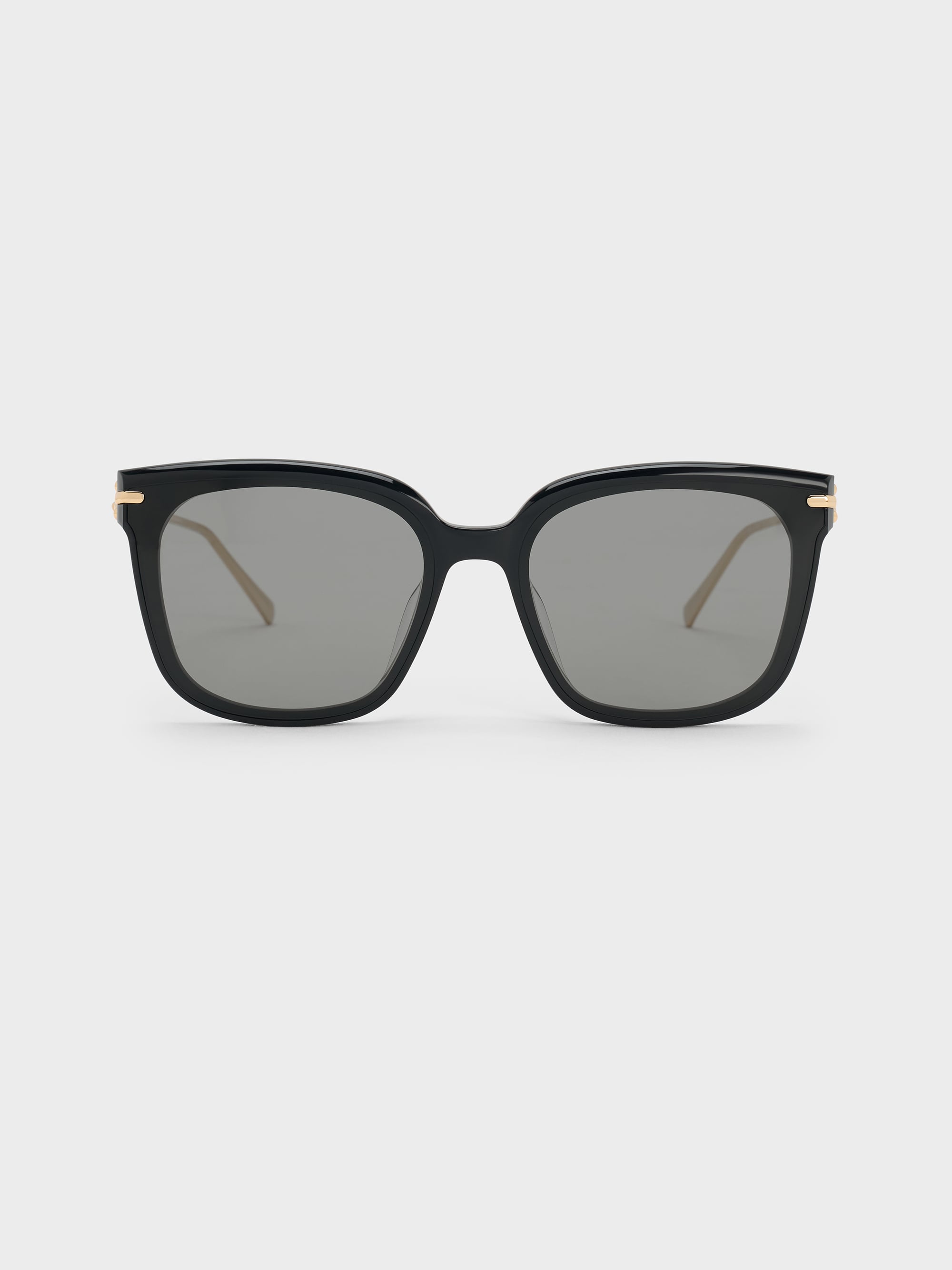 Charles & Keith - Kris Chain-Detail Sunglasses