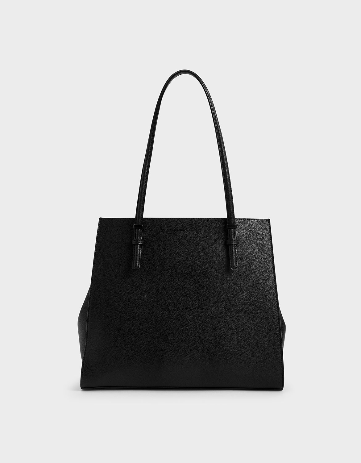 

Double Handle Tote Bag, Ultra-matte black