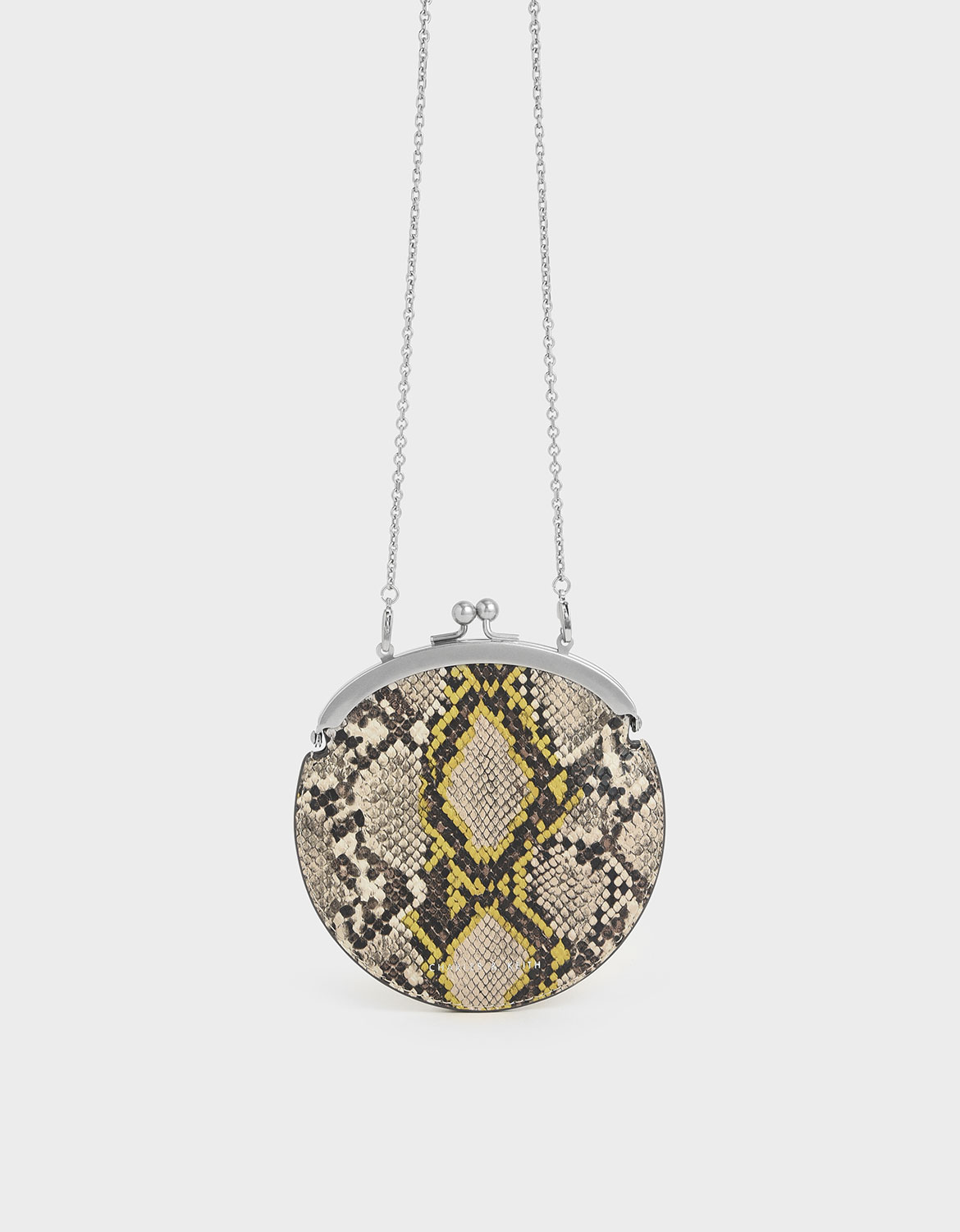 

Snake Print Coin Pouch, Multi