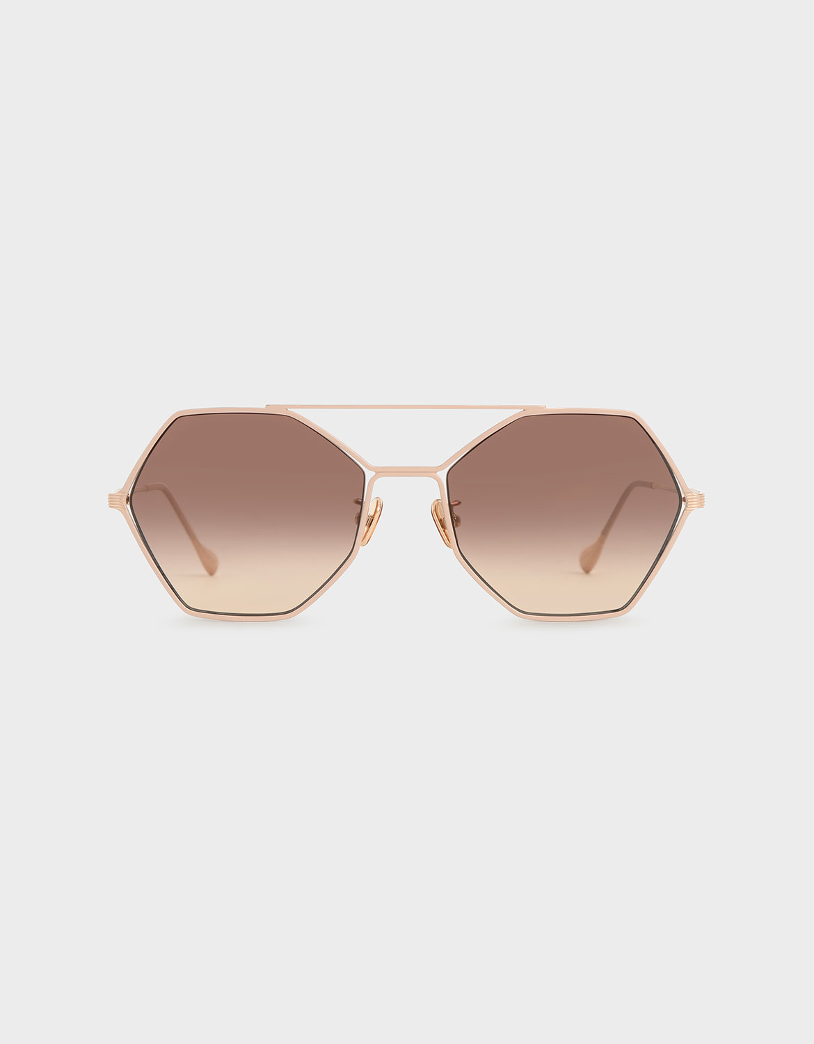 

Gradient Tint Geometric Sunglasses