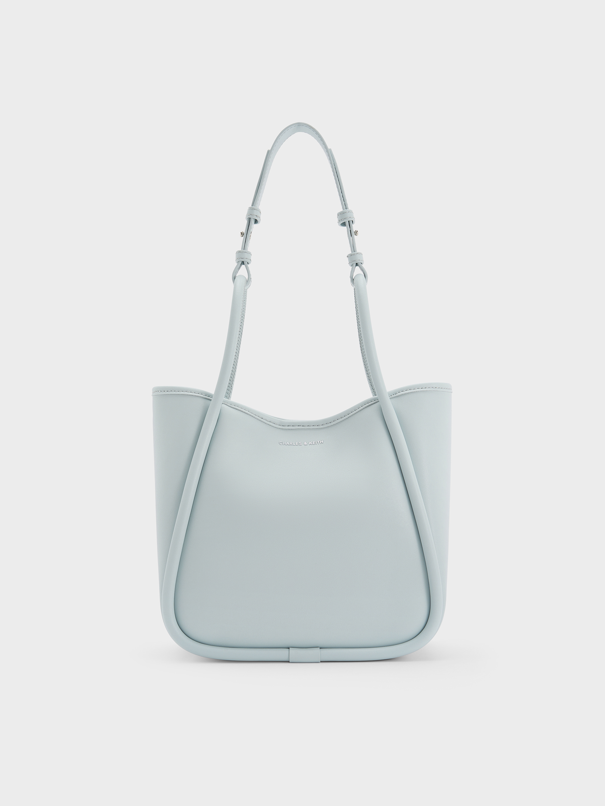 Sea Salt Blue Mini Lyla Tubular Tote Bag | CHARLES & KEITH UK