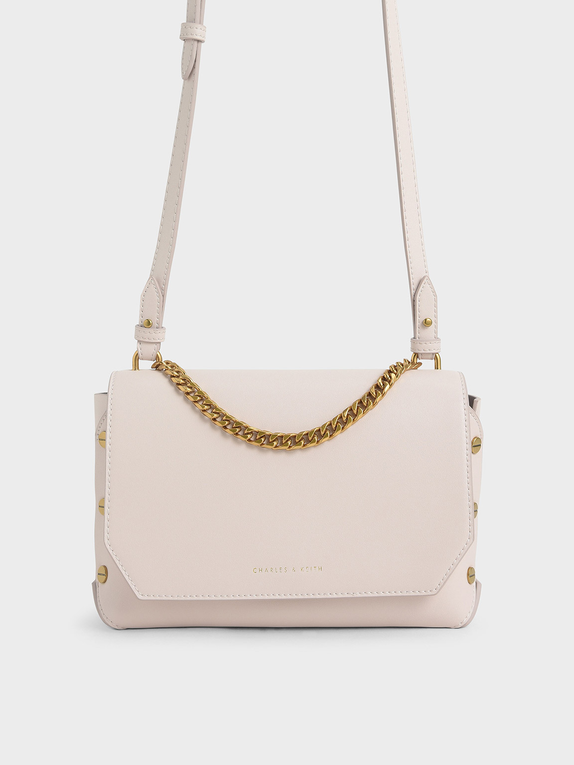 Chain Handle Shoulder Bag