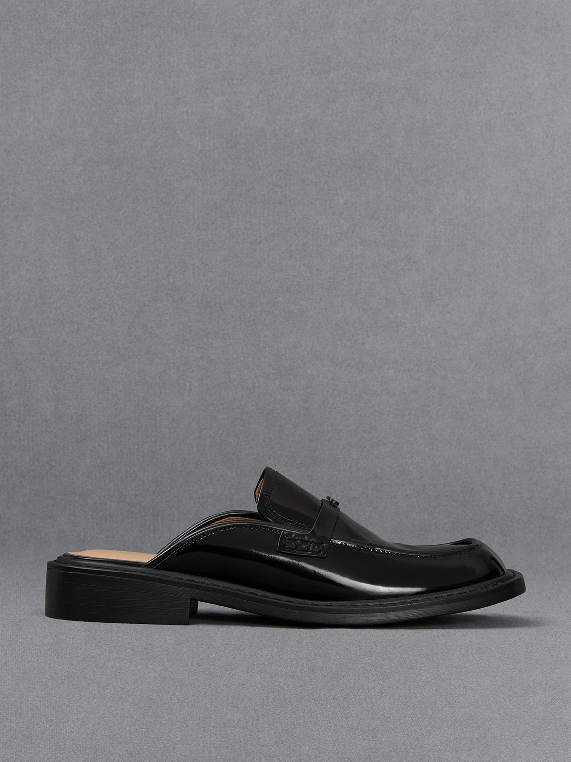 Tahlia Leather Loafer Mules