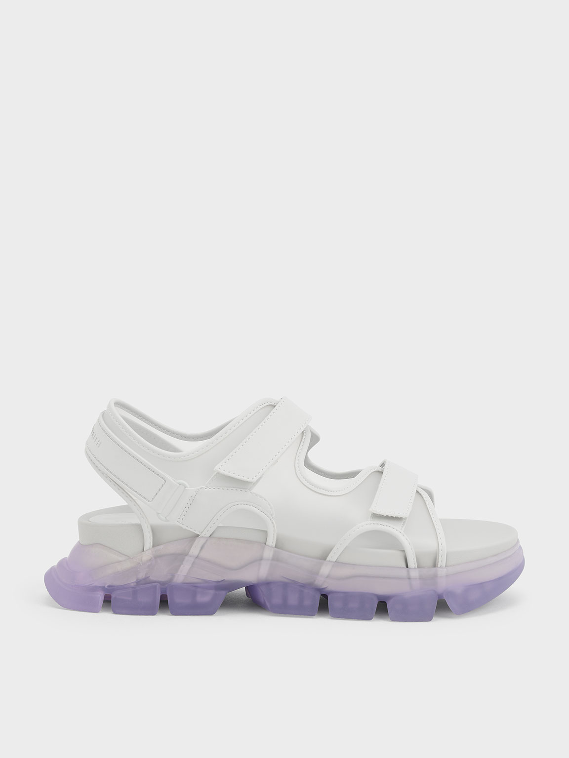 

Coloured Translucent-Sole Chunky Sport Sandals