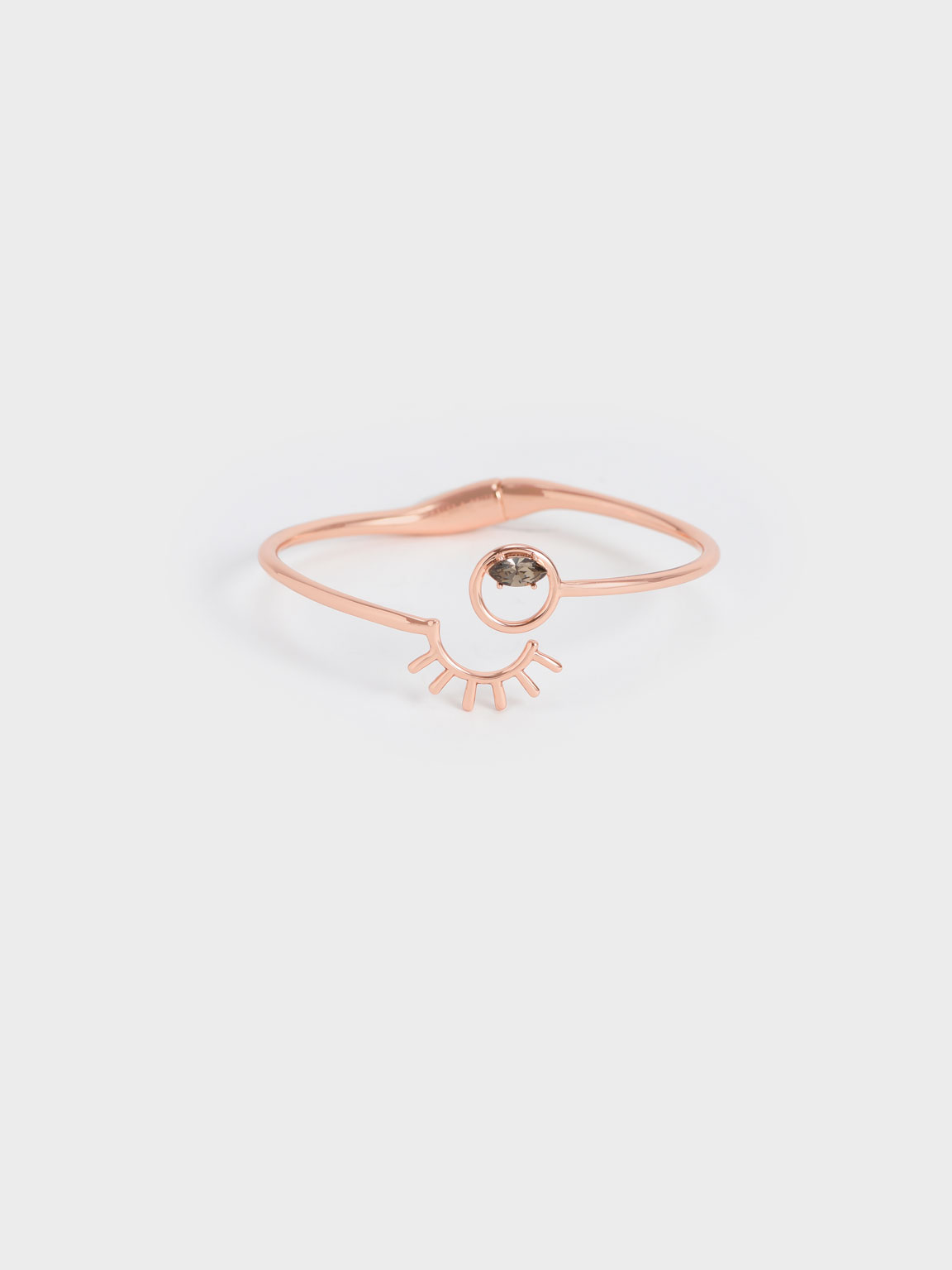 

Swarovski® Crystal Cuff Bracelet, Rose gold