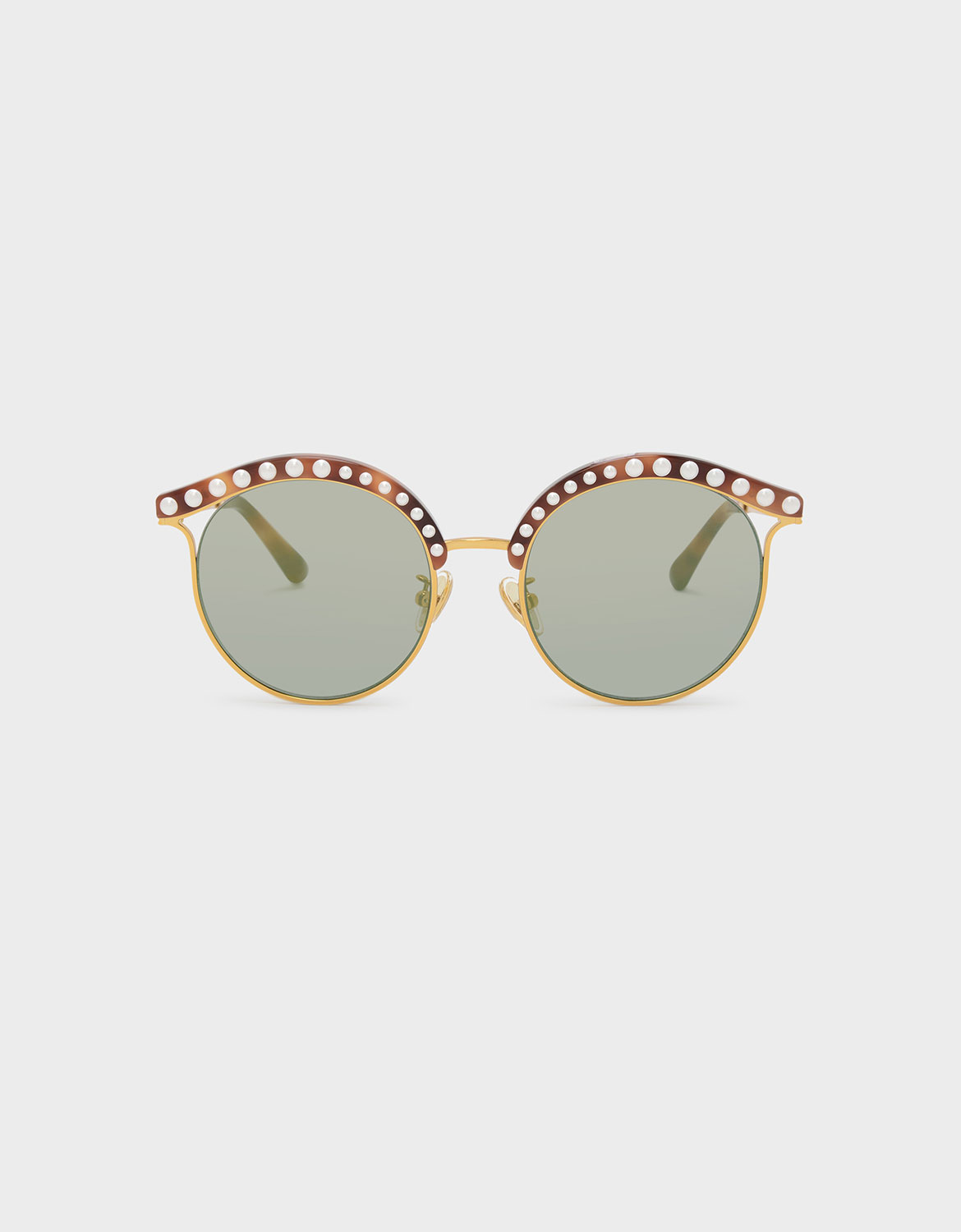 

Embellished Sunglasses, T. shell