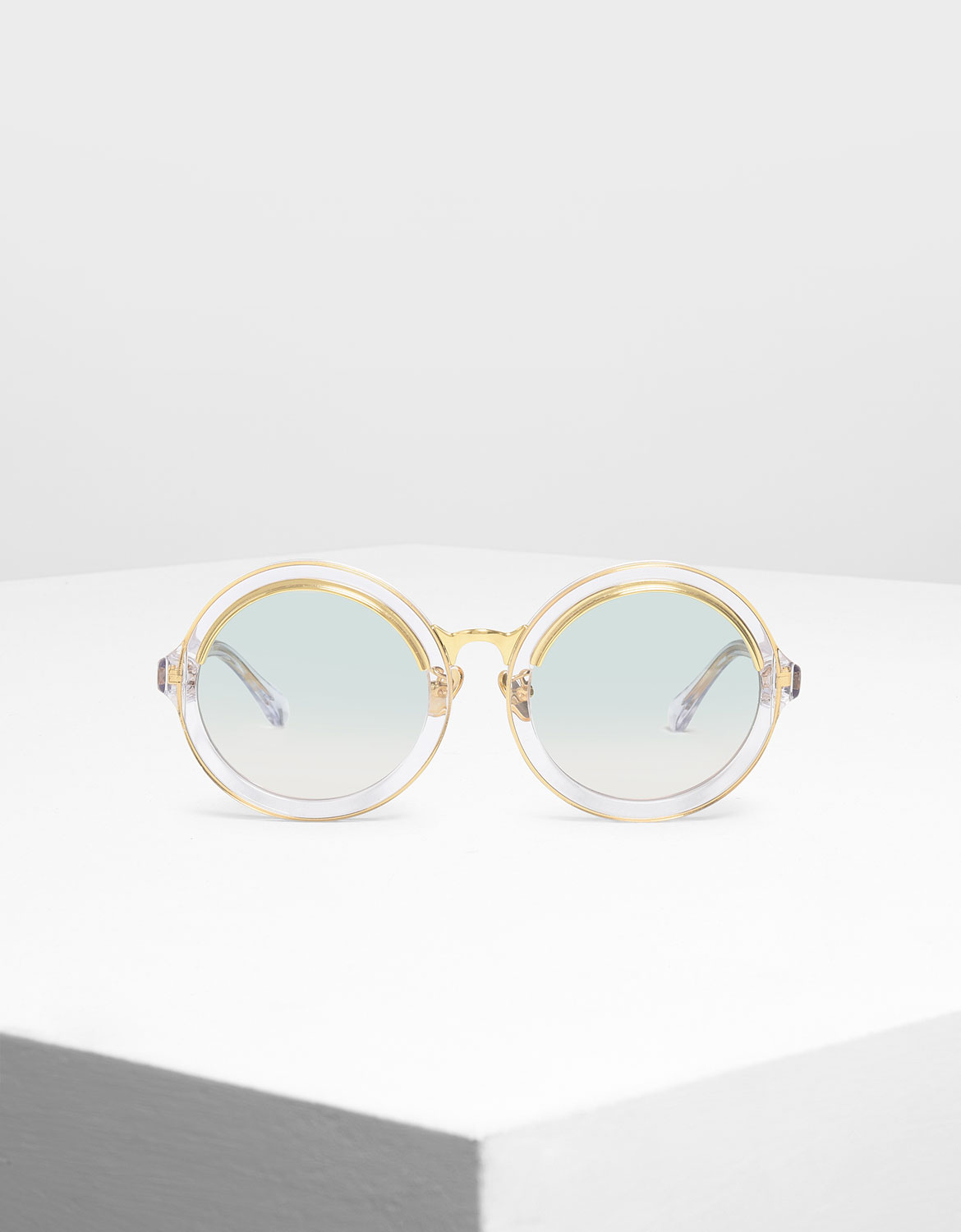 

Thick Frame Round Sunglasses