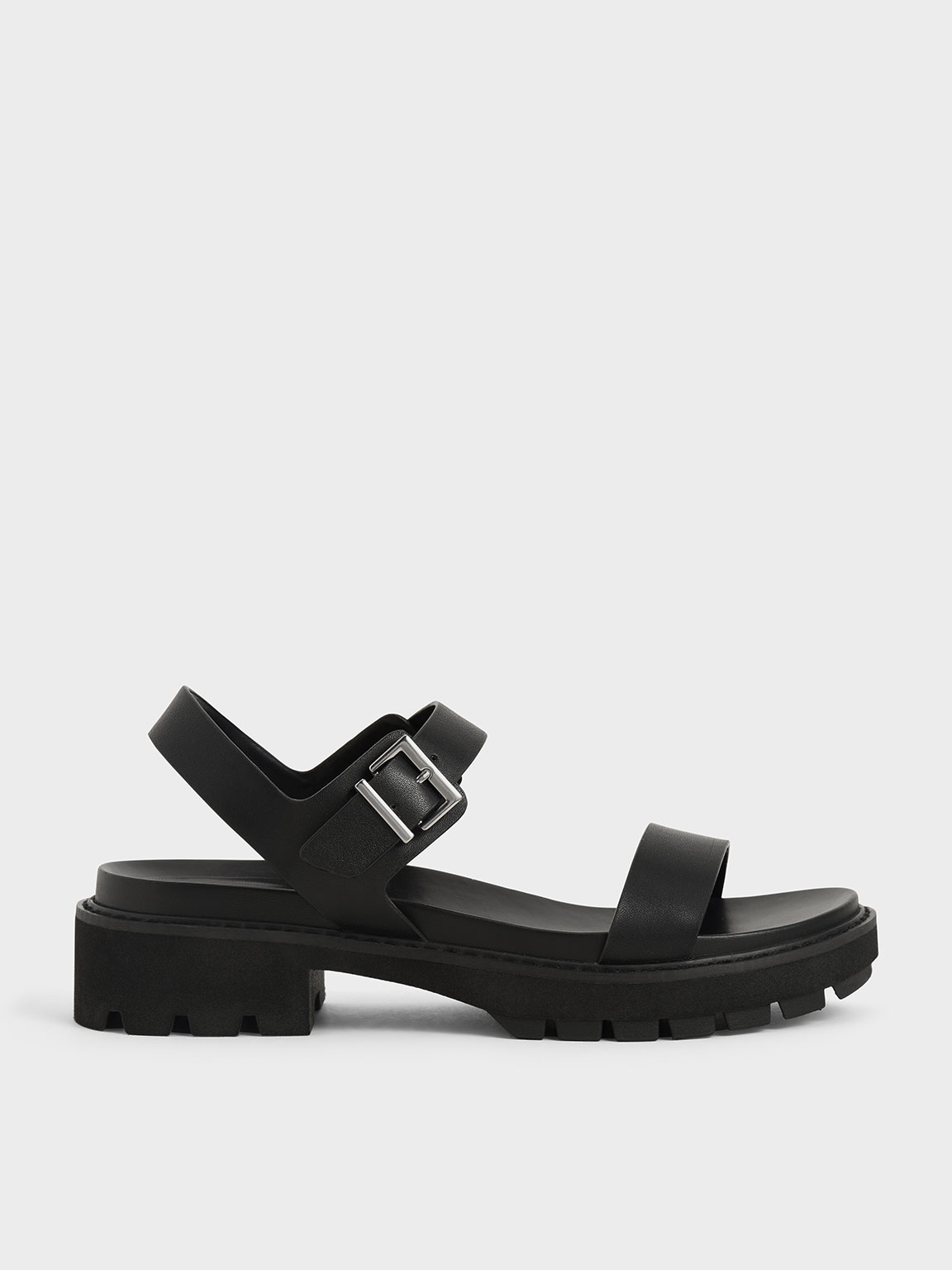 

Ankle Strap Sandals, Black