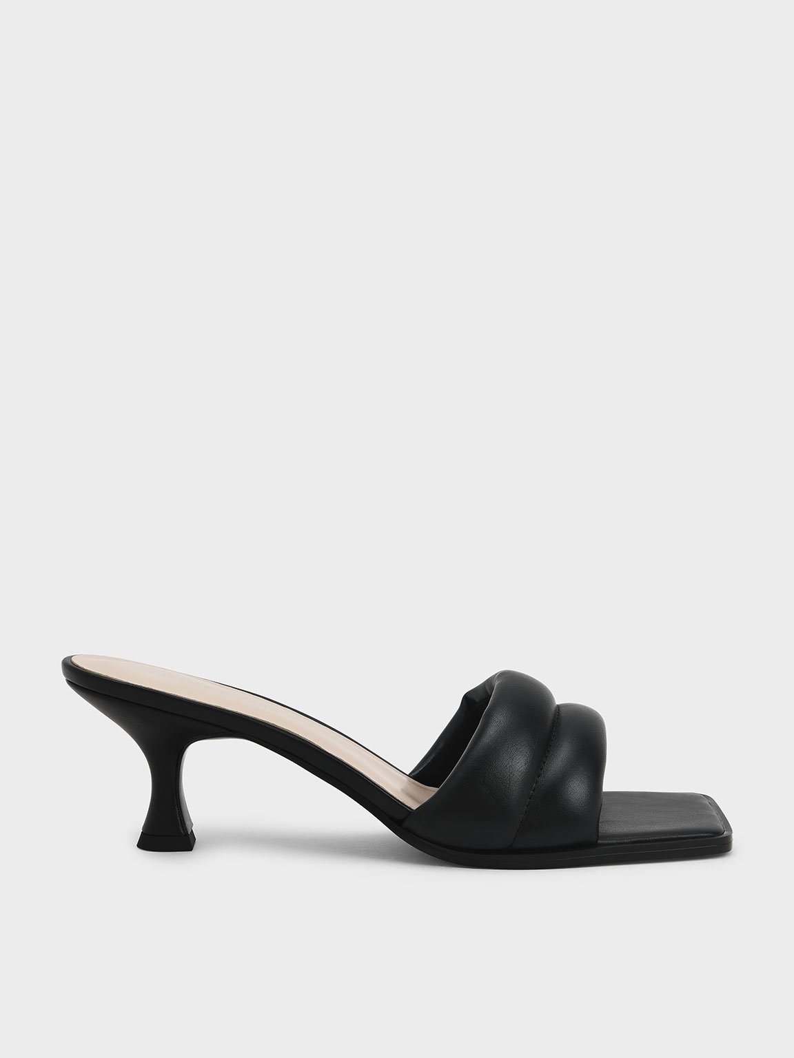 

Padded Square Toe Mules
