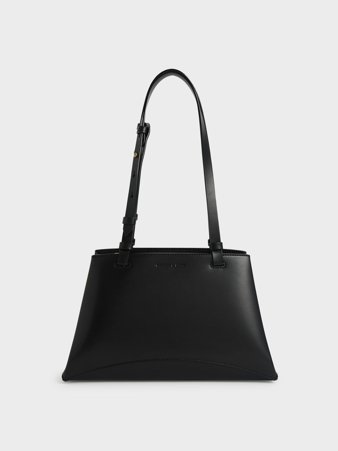 

Double Handle Trapeze Tote, Black