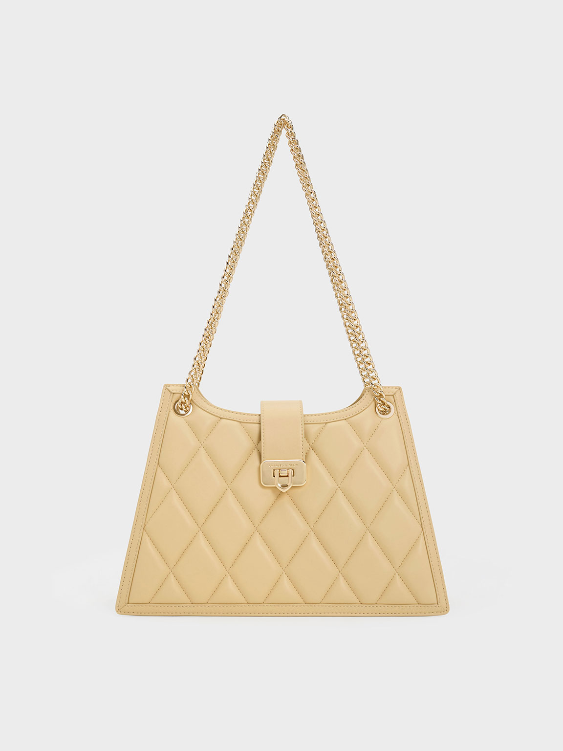 Cressida Quilted Trapeze Chain Bag