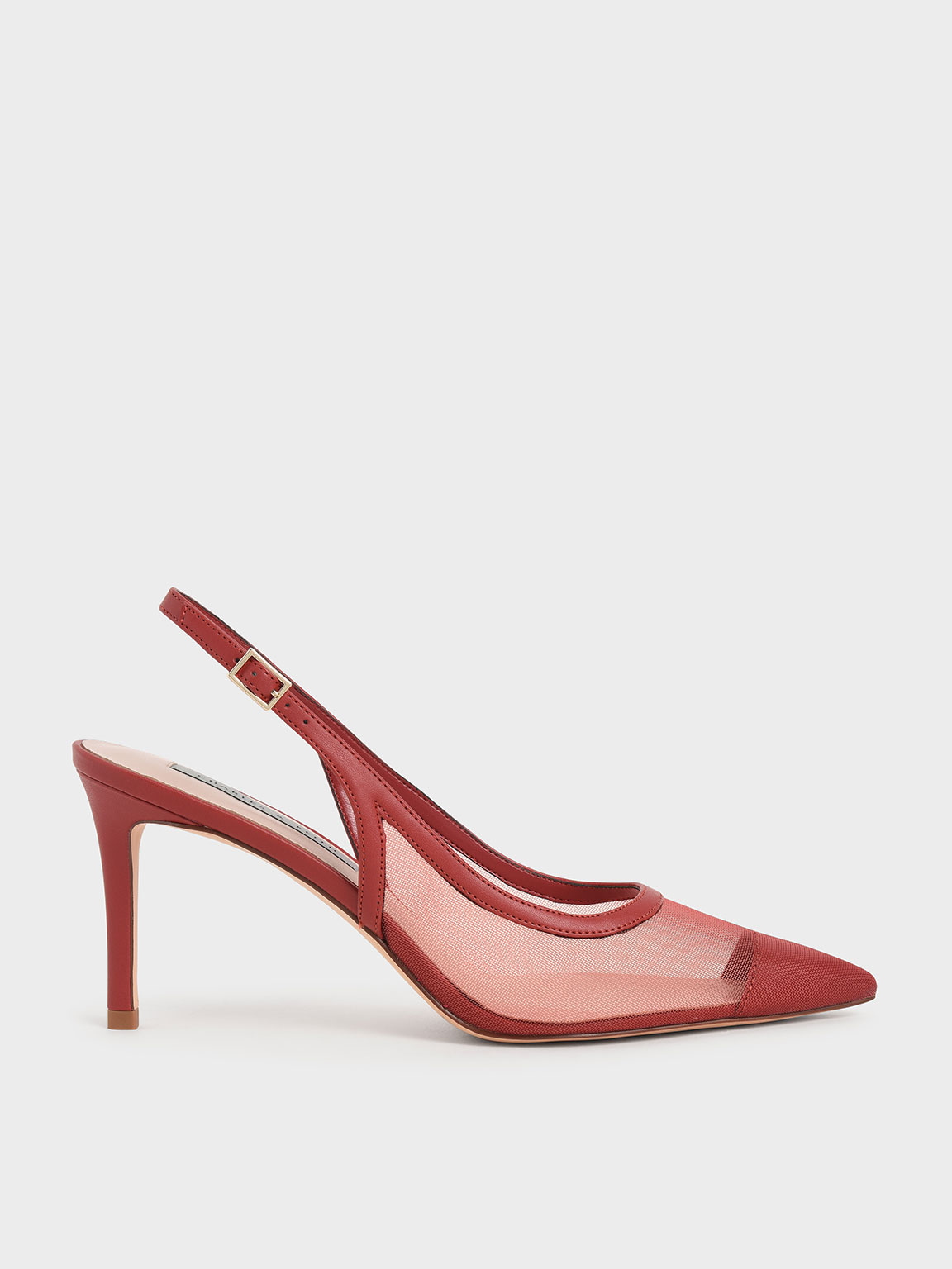 

Mesh Slingback Pumps