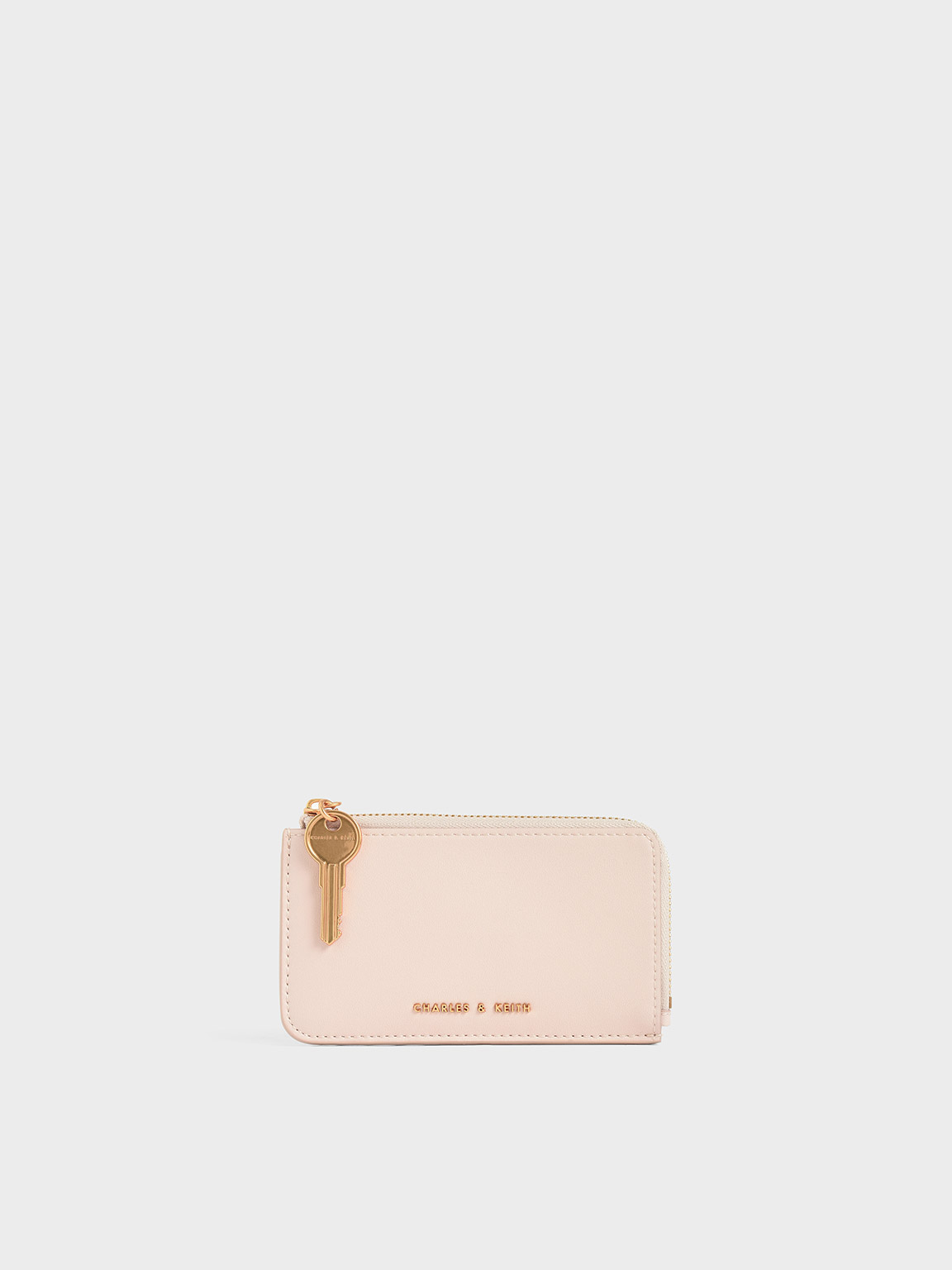 

Zip-Around Mini Wallet, Light pink
