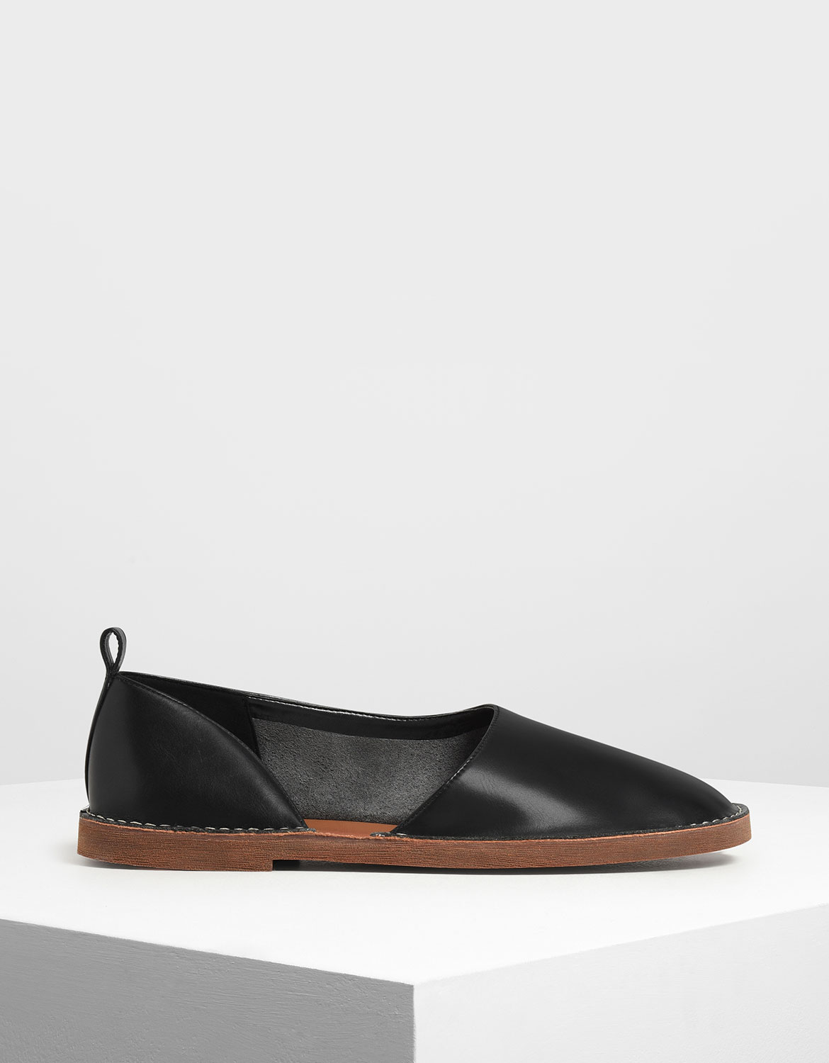 

D'Orsay Loafers, Black