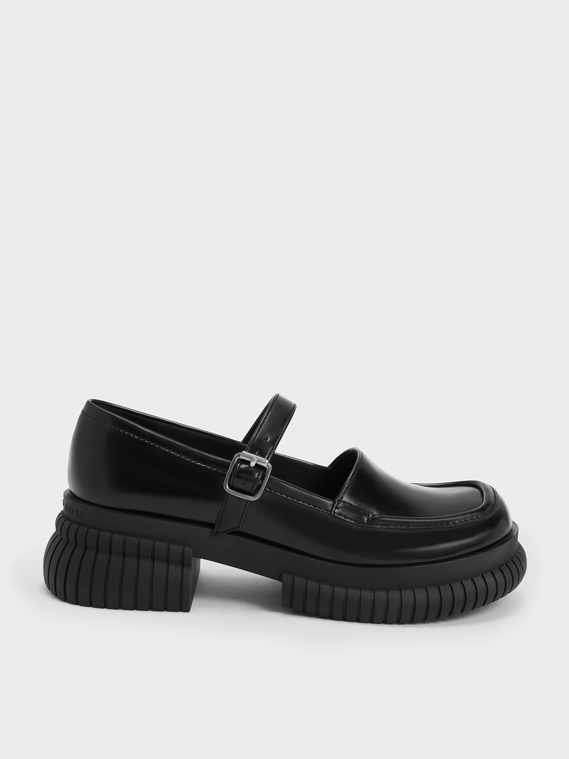 Buckled Mary Jane Loafers