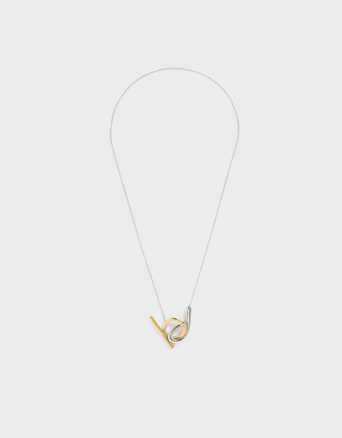 

Sculptural Pendant Necklace, Multi