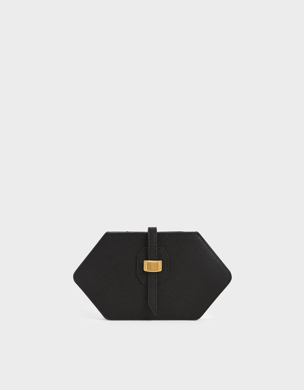 

Hexagon Card Holder, Black