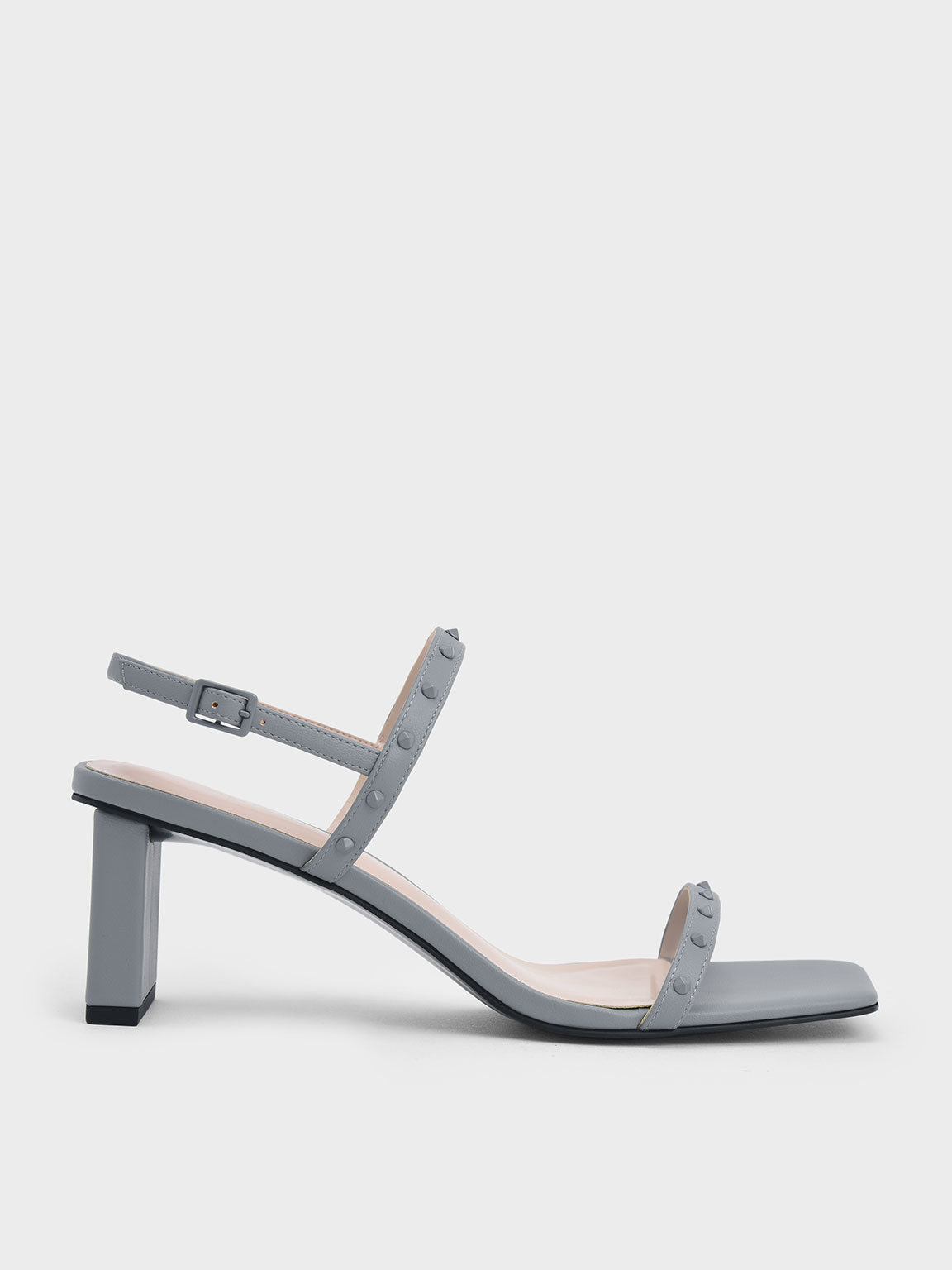

Studded Blade Heel Slingback Sandals