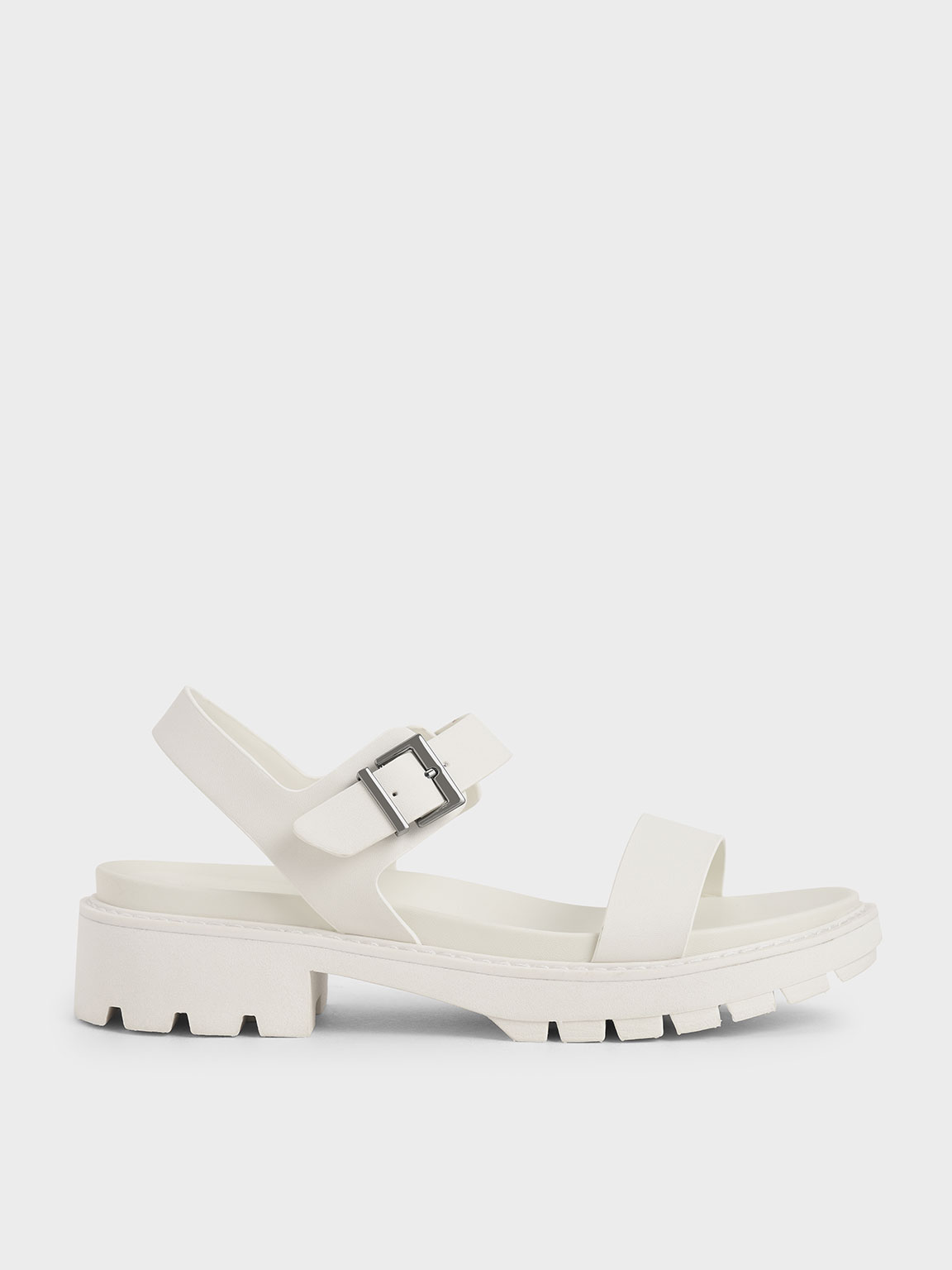 

Ankle Strap Sandals, White