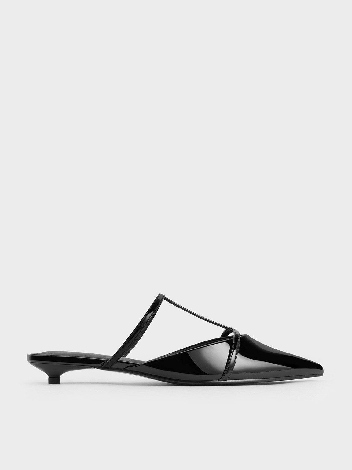 CHARLES & KEITH CHARLES & KEITH - CLARA T-BAR POINTED-TOE MULES