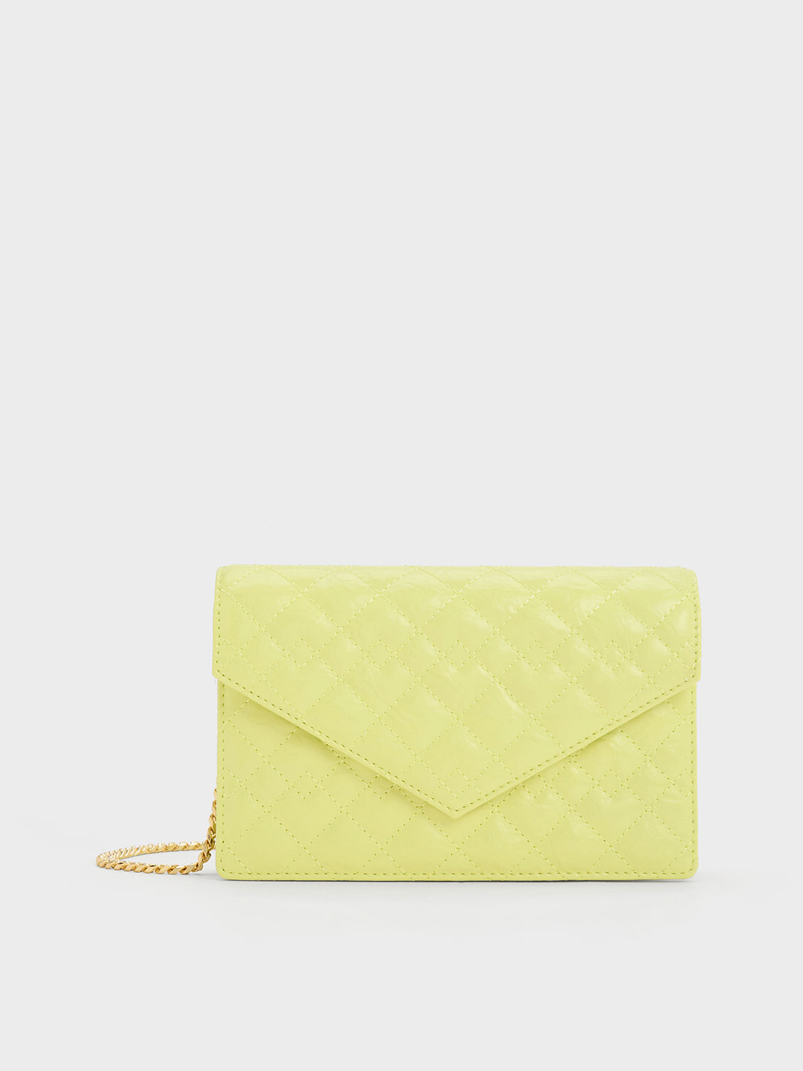 Duo Quilted Envelope Clutch