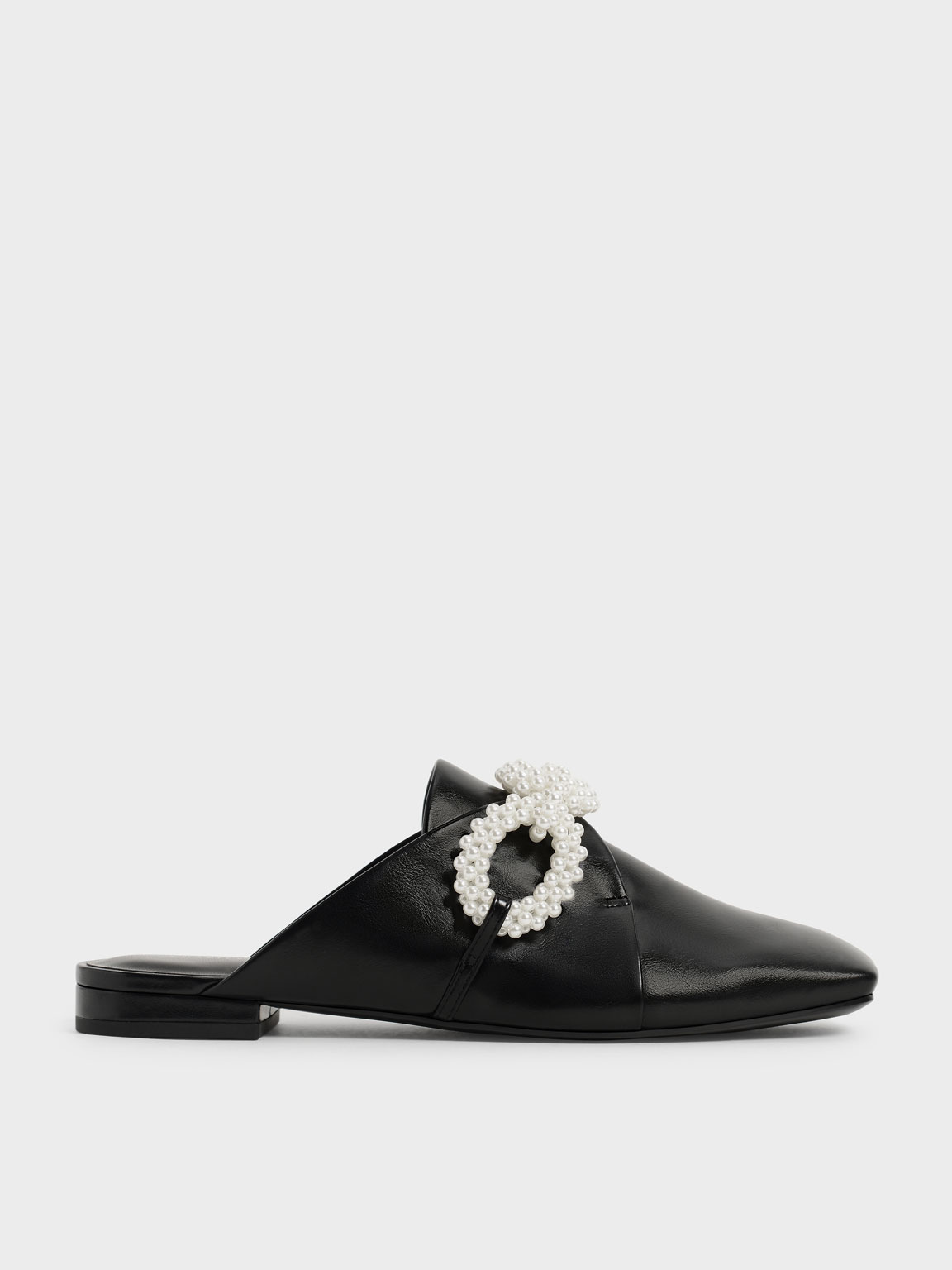 

Perline Beaded Loafer Mules, Black