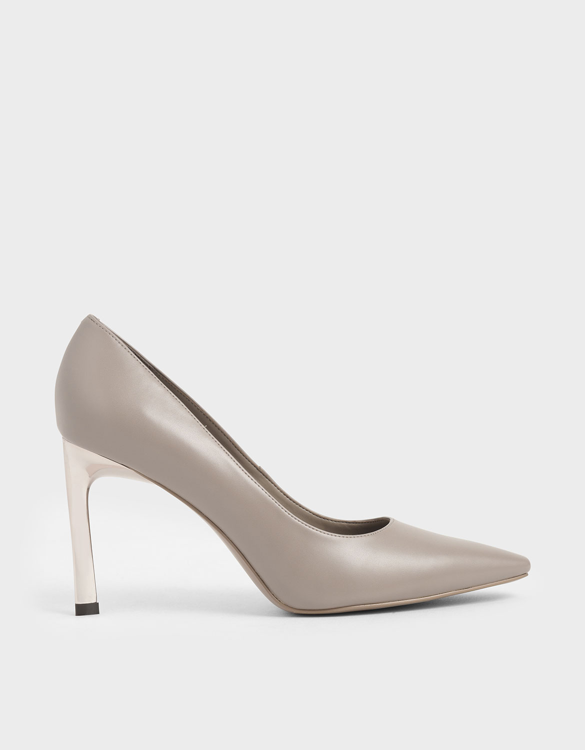 

Sculptural Stiletto Pumps, Mauve