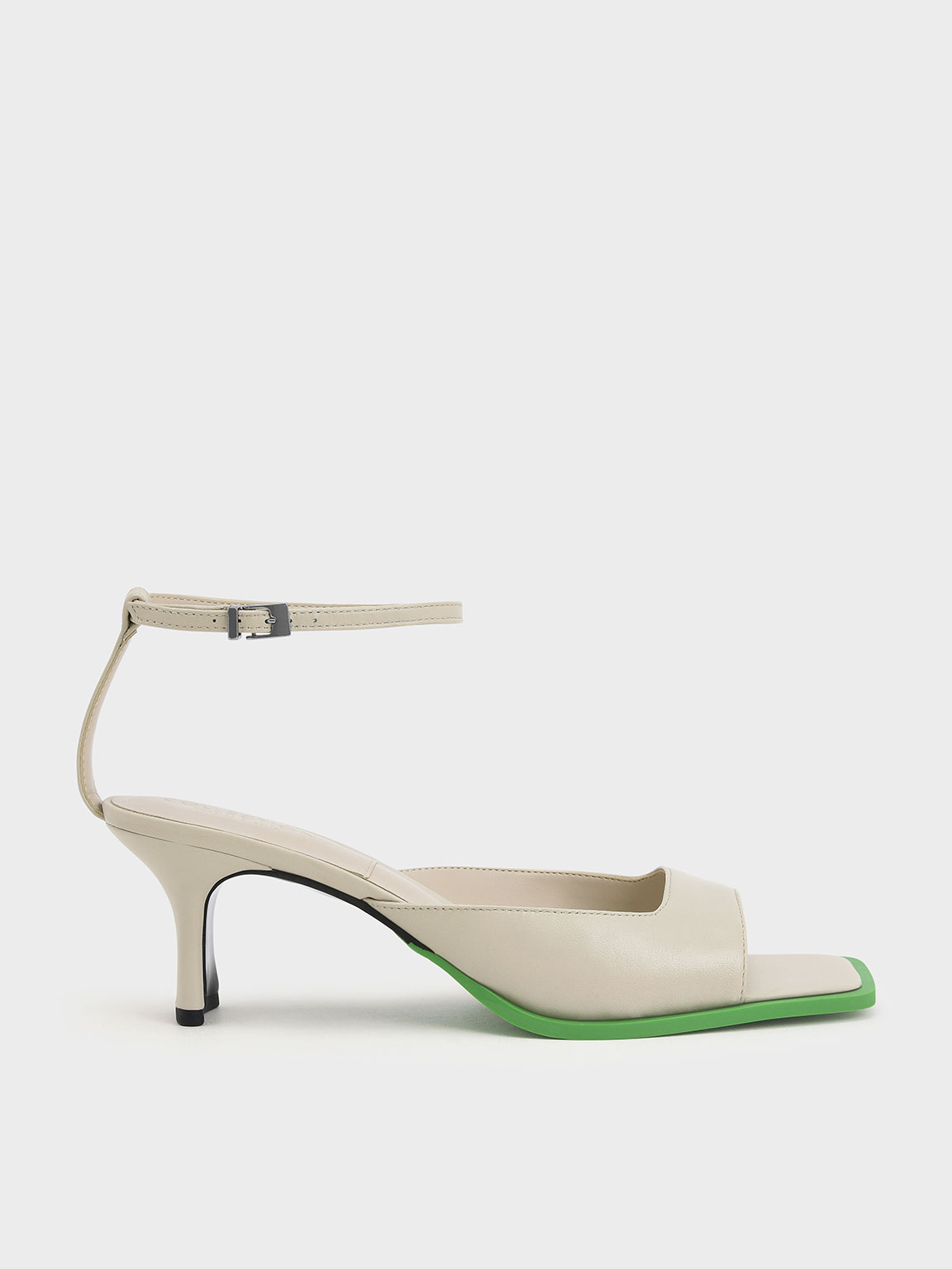 

Leather Blade Heel Sandals
