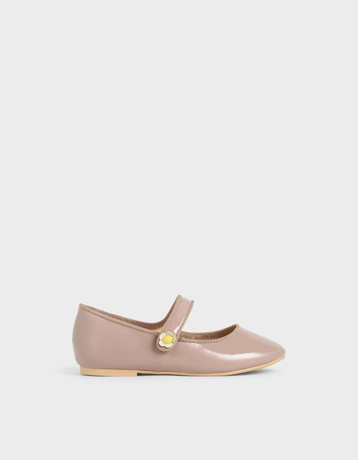 

Girls' Patent Mary Jane Ballerinas, Mauve