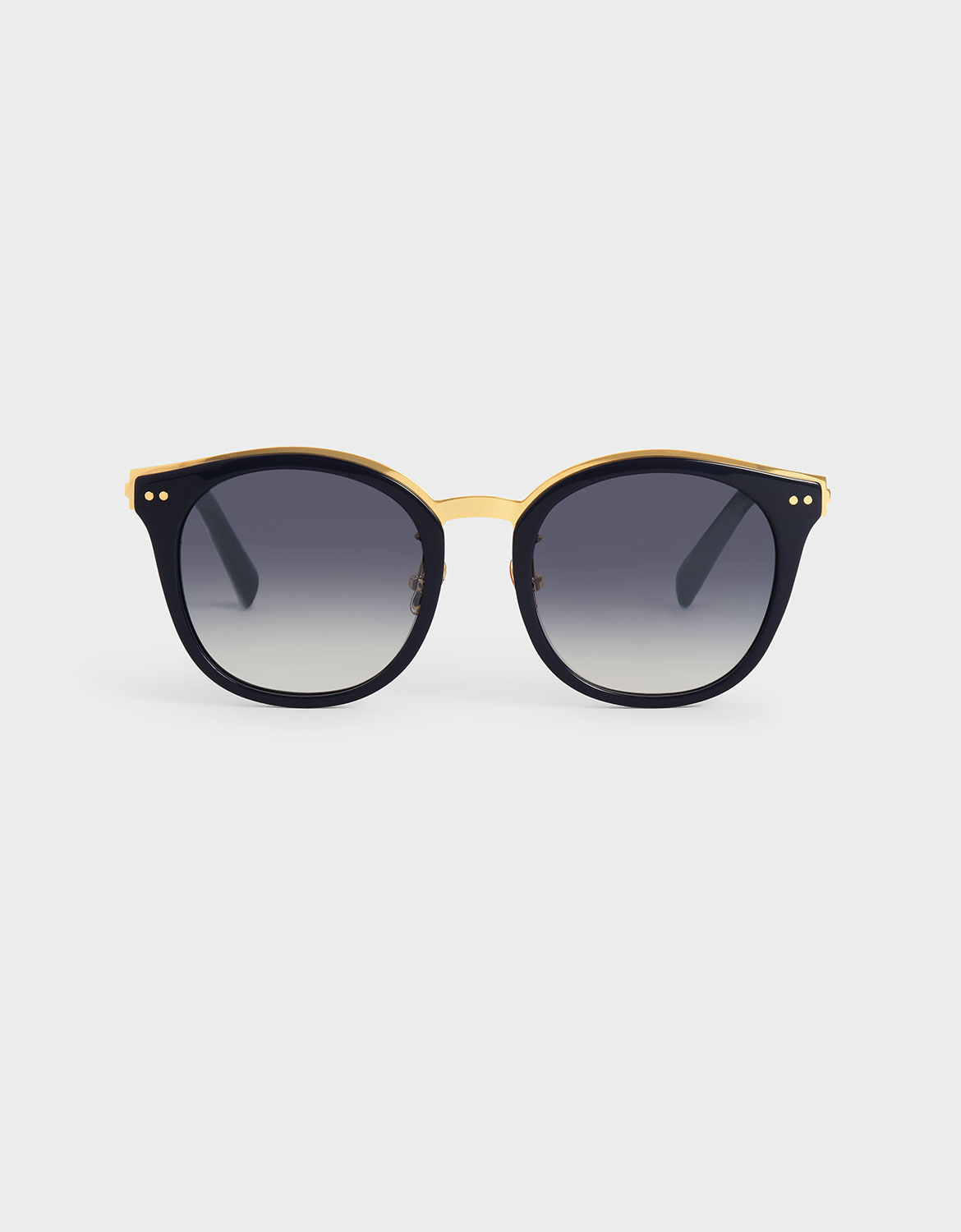 

Acetate Frame Wayfarer Sunglasses, Dark blue