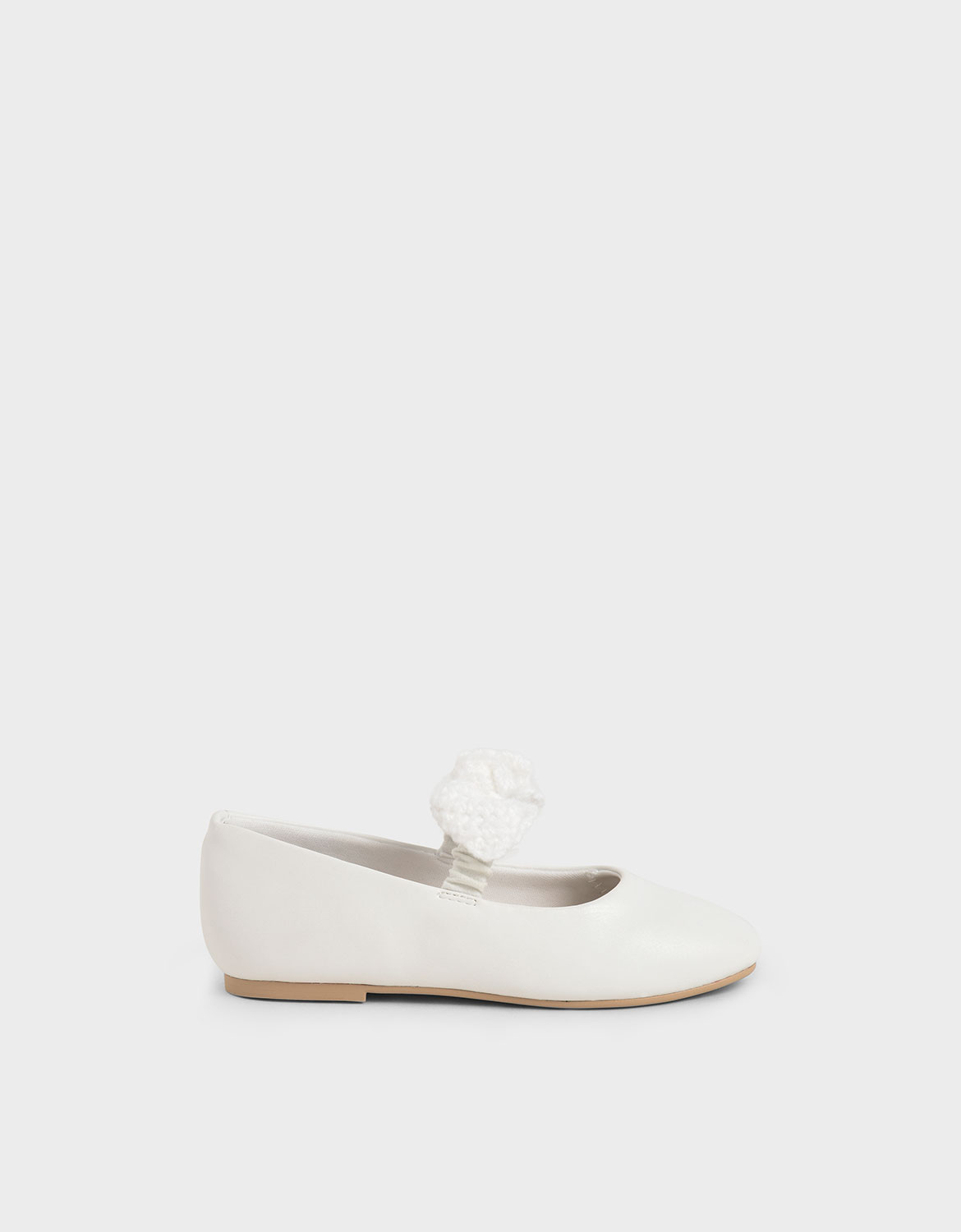 

Girls' Crochet Bow Mary Jane Flats