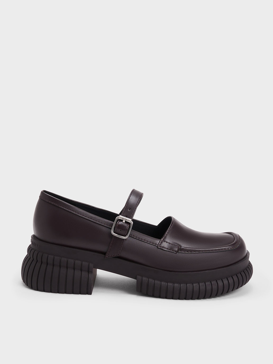Buckled Mary Jane Loafers