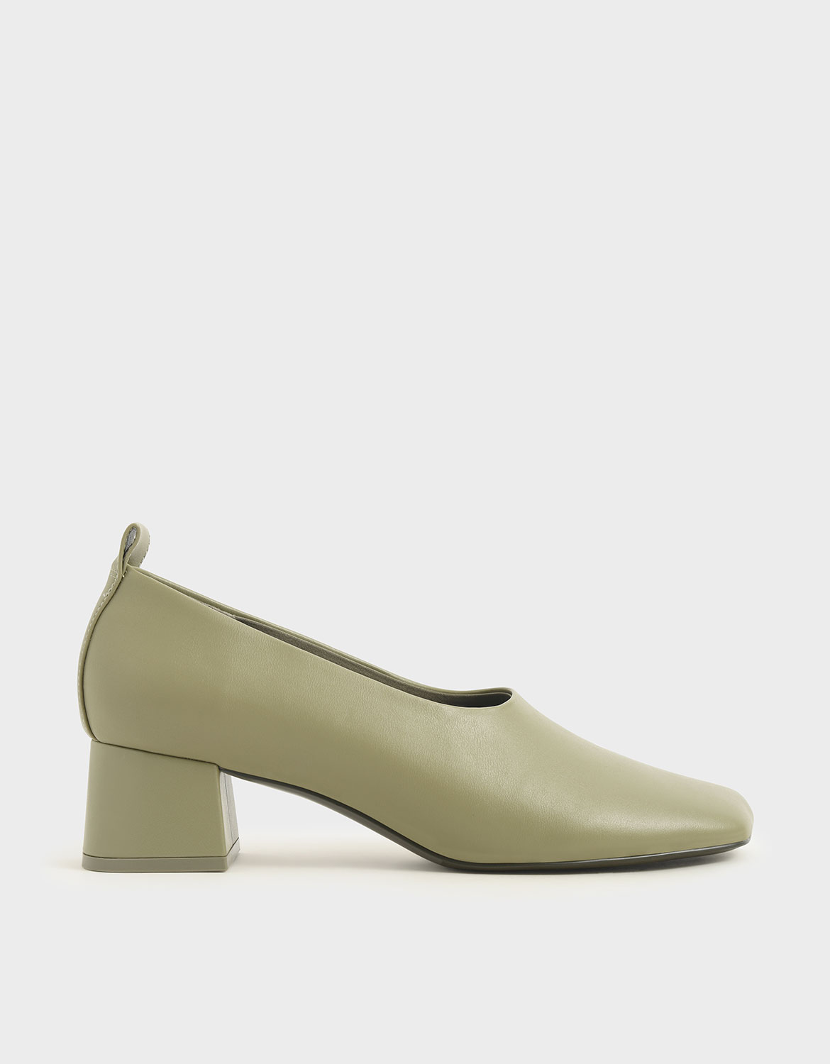 sage green block heel sandals