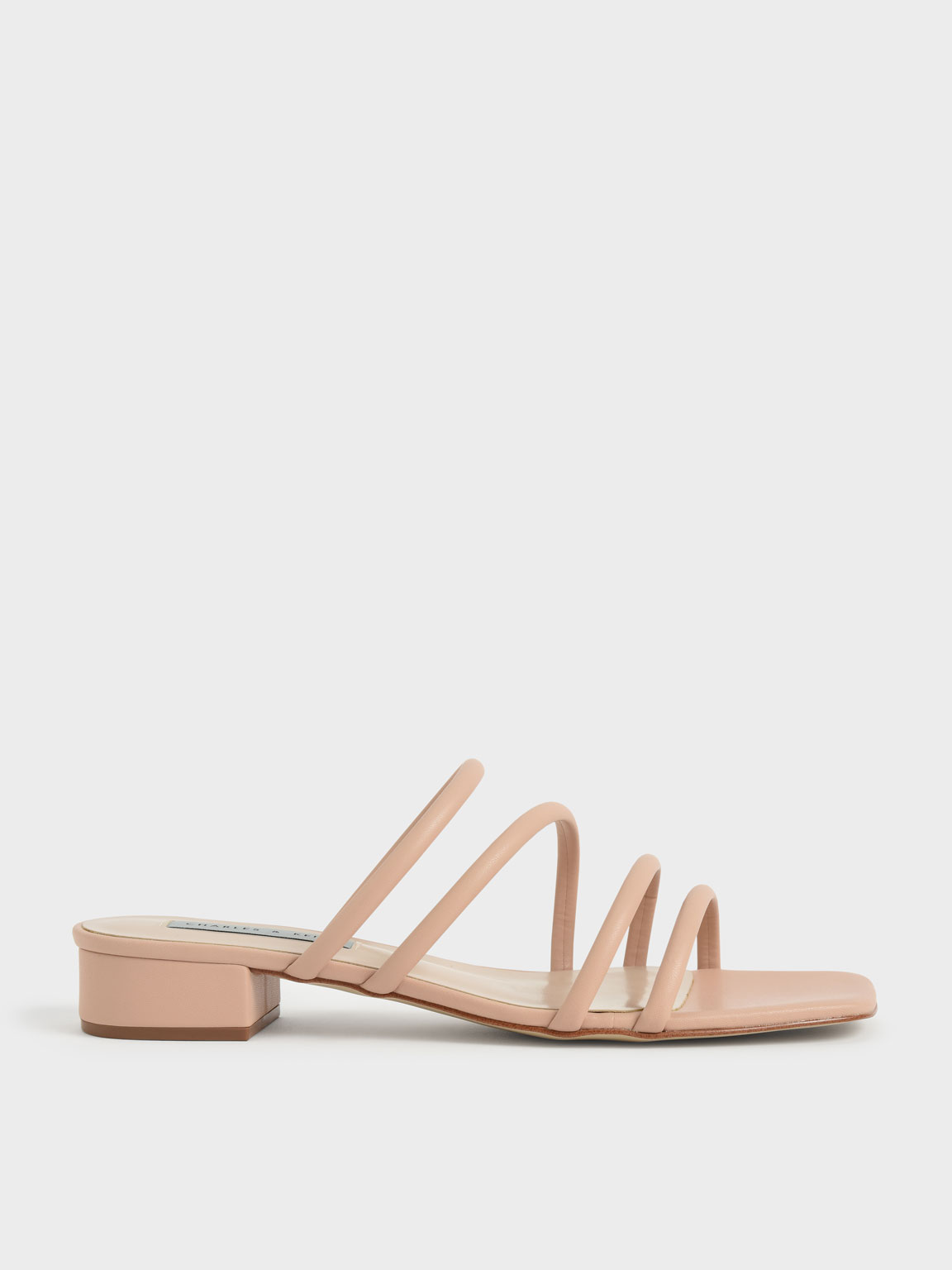 

Tubular Mules, Nude