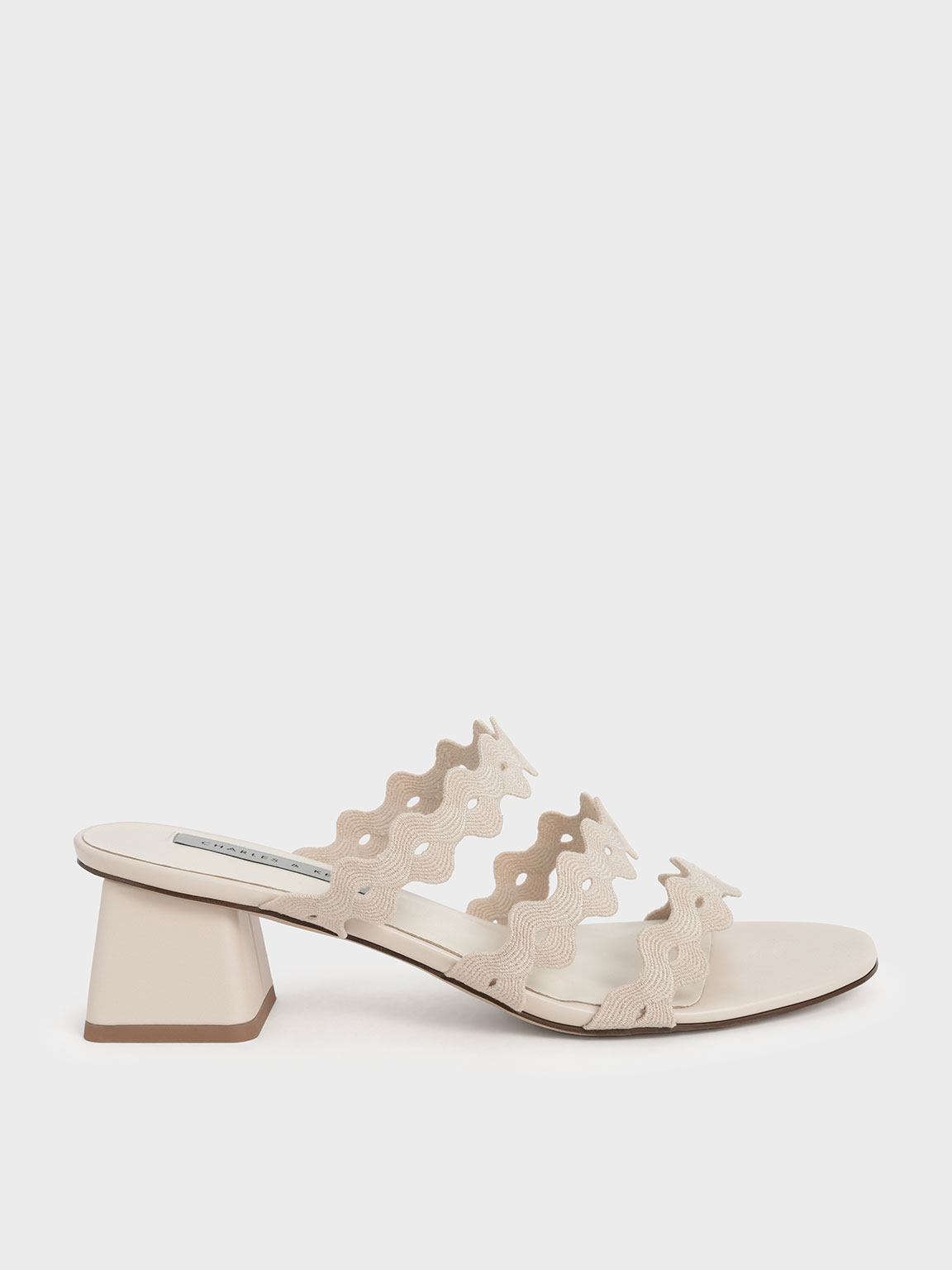 

Grosgrain Scallop Mules