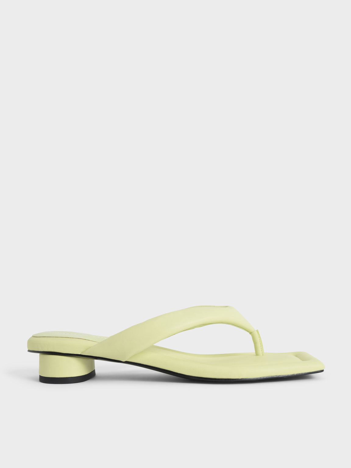 

Padded Thong Sandals, Yellow