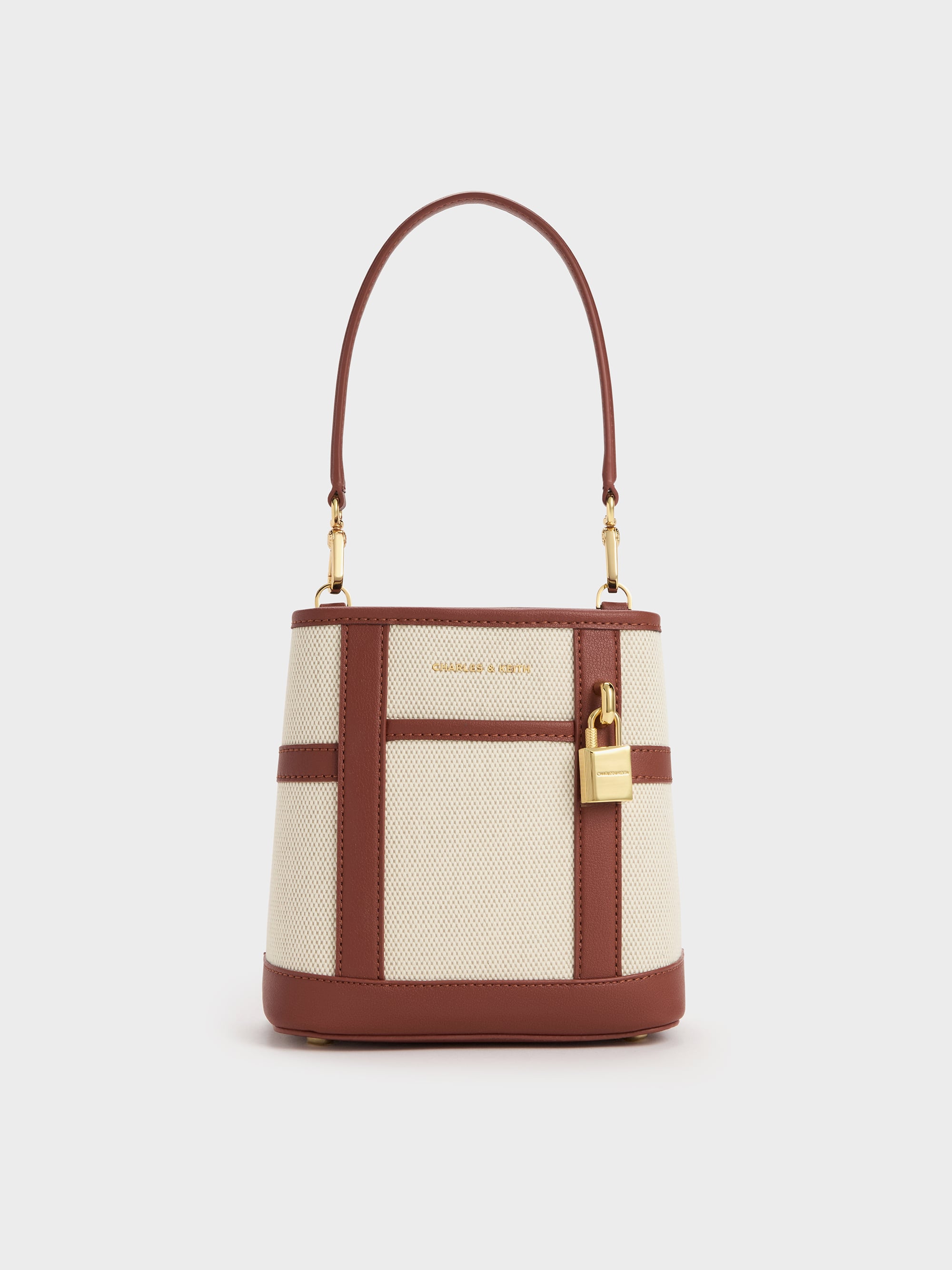 Charles & Keith - Scottie Canvas Bucket Bag
