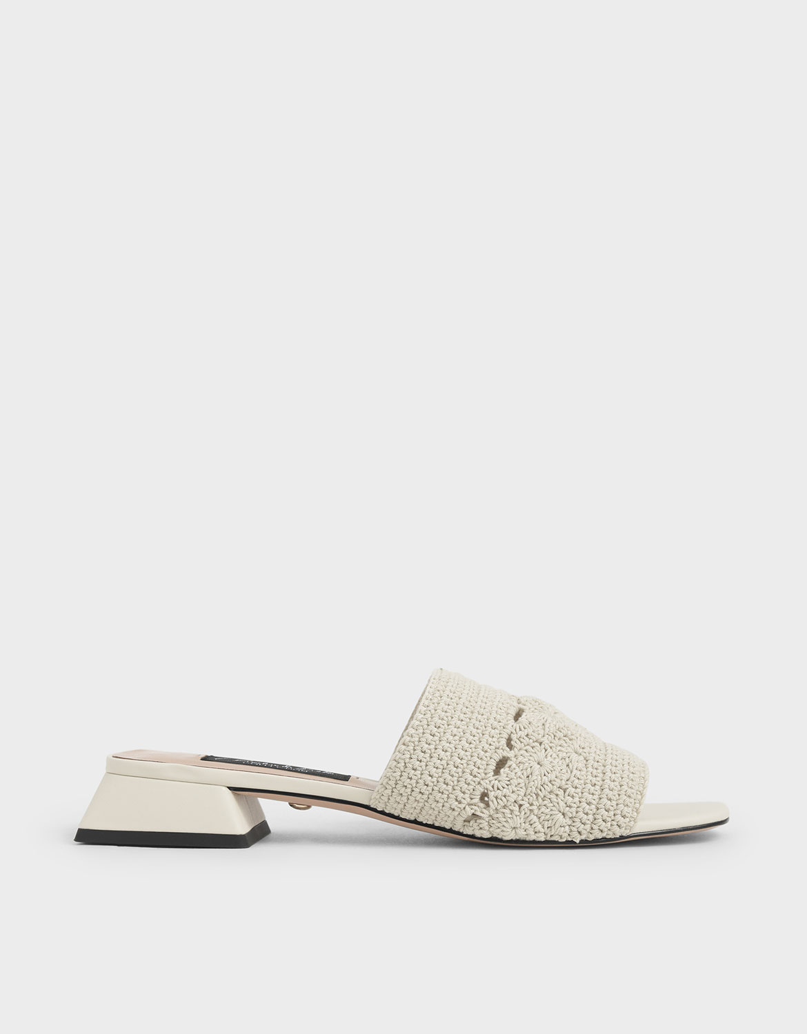 

Crochet Mules, Chalk