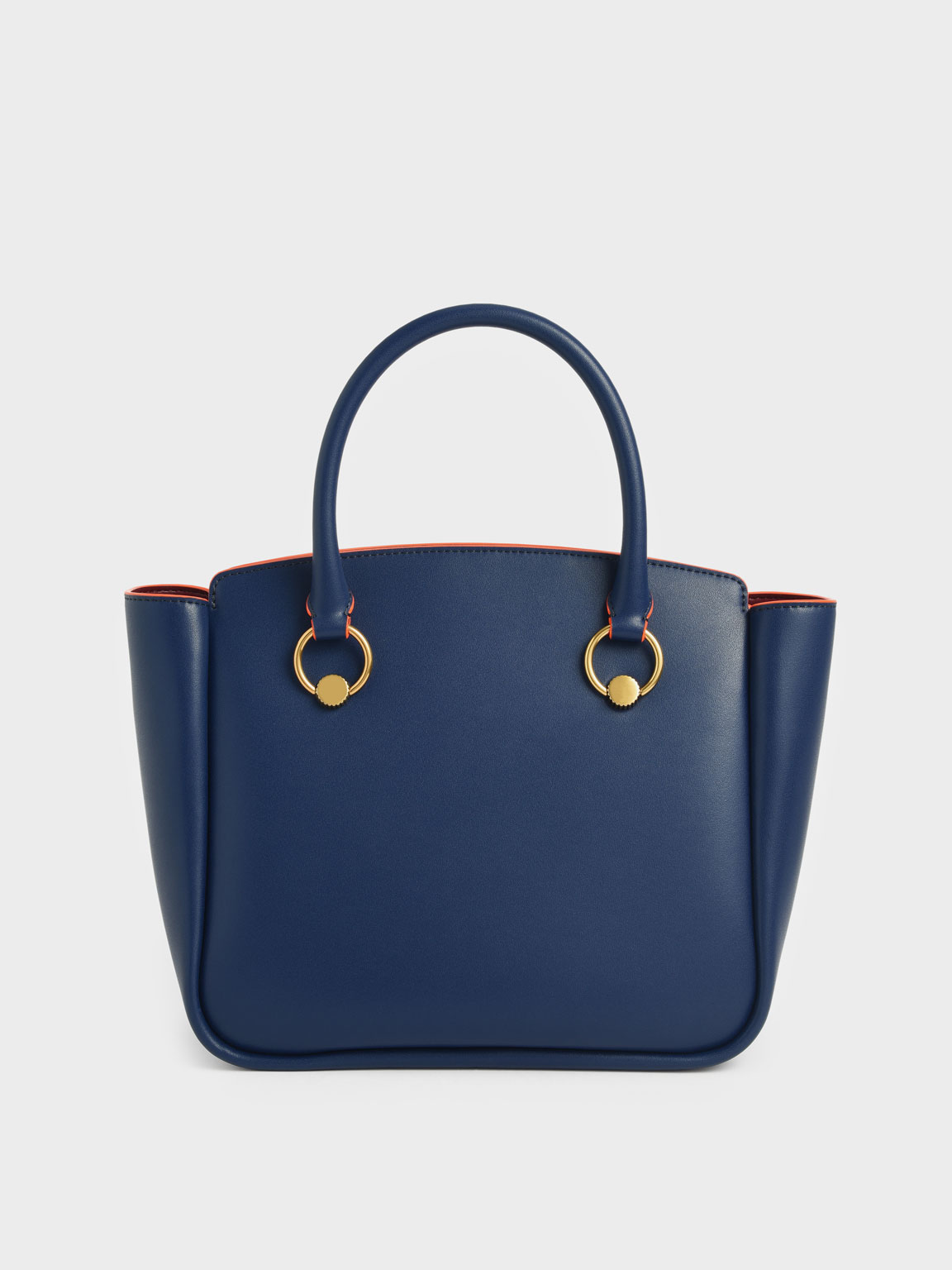 

Ring Detail Large Hobo Bag, Navy
