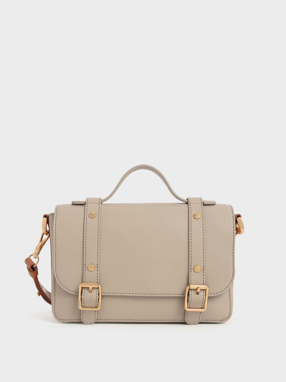 

Satchel Messenger Bag, Sand