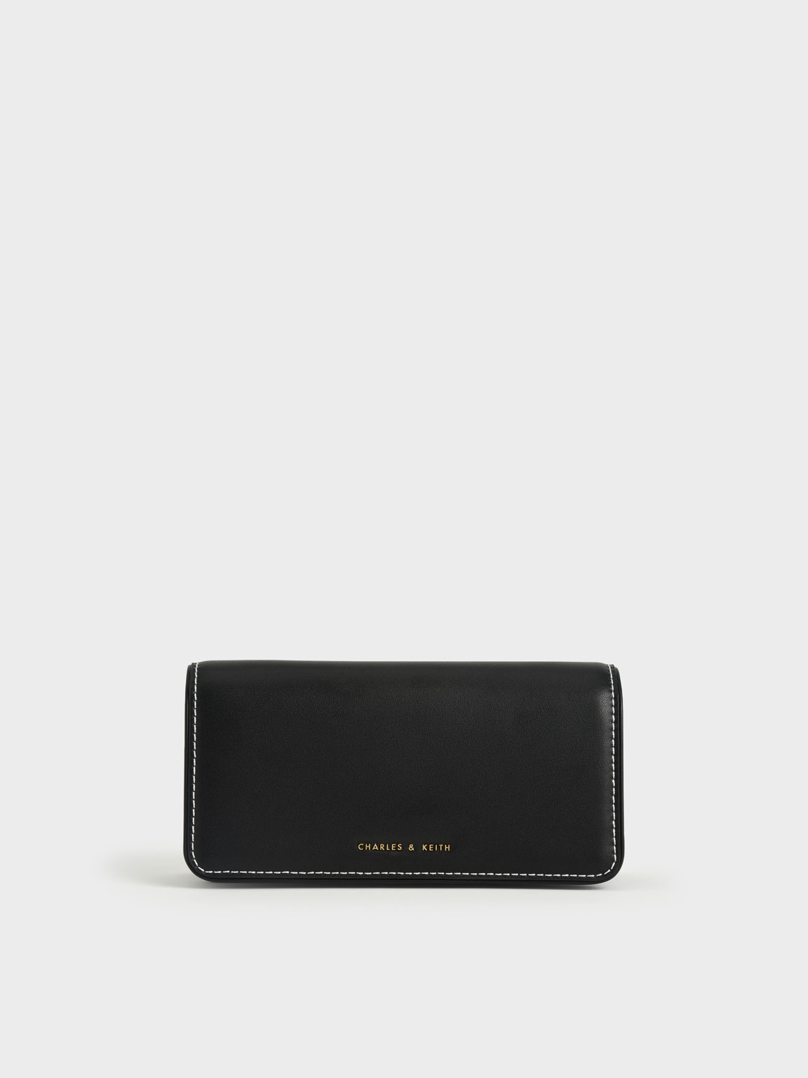 

Push-Lock Long Wallet, Black