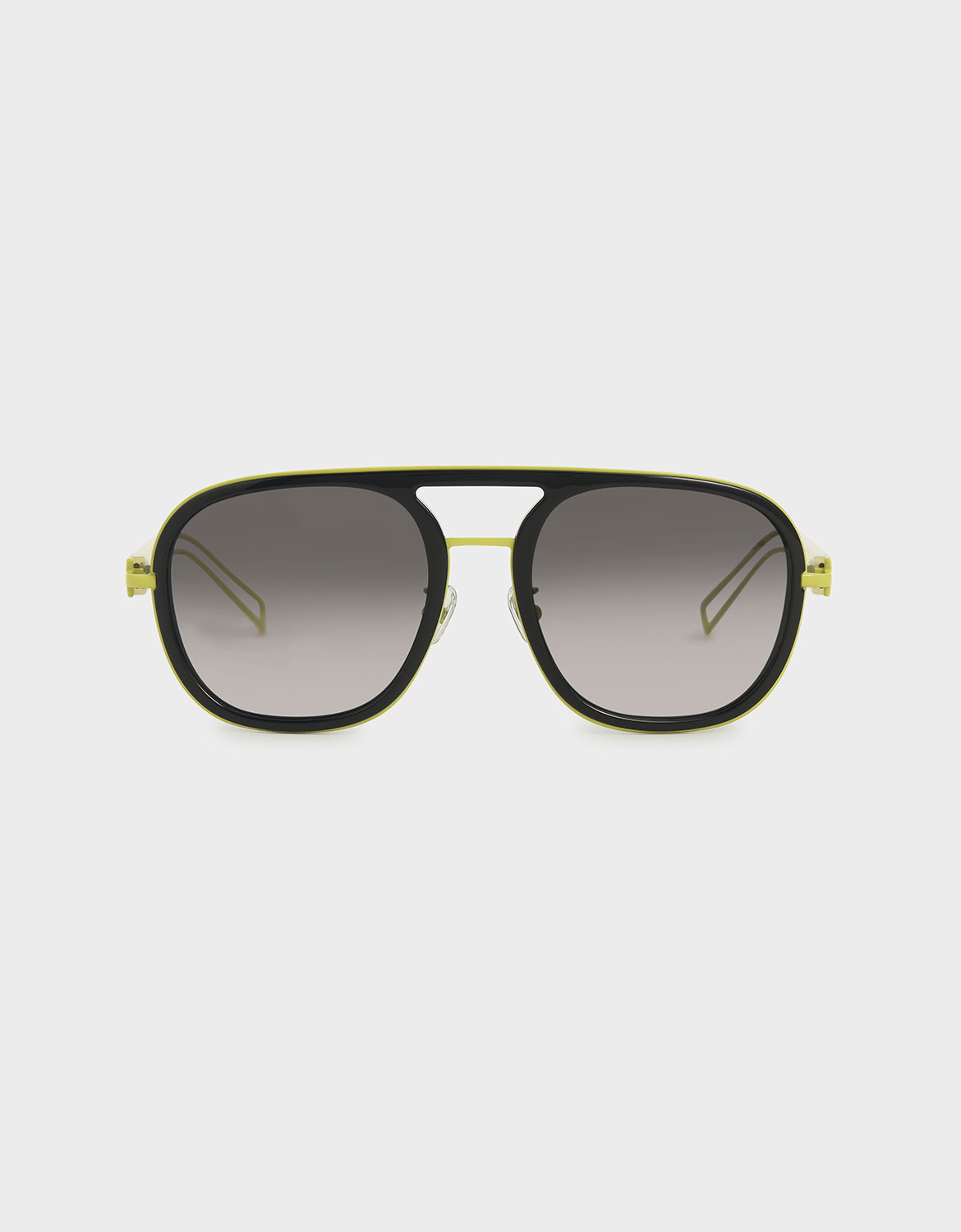 

Double Bridge Sunglasses, Black