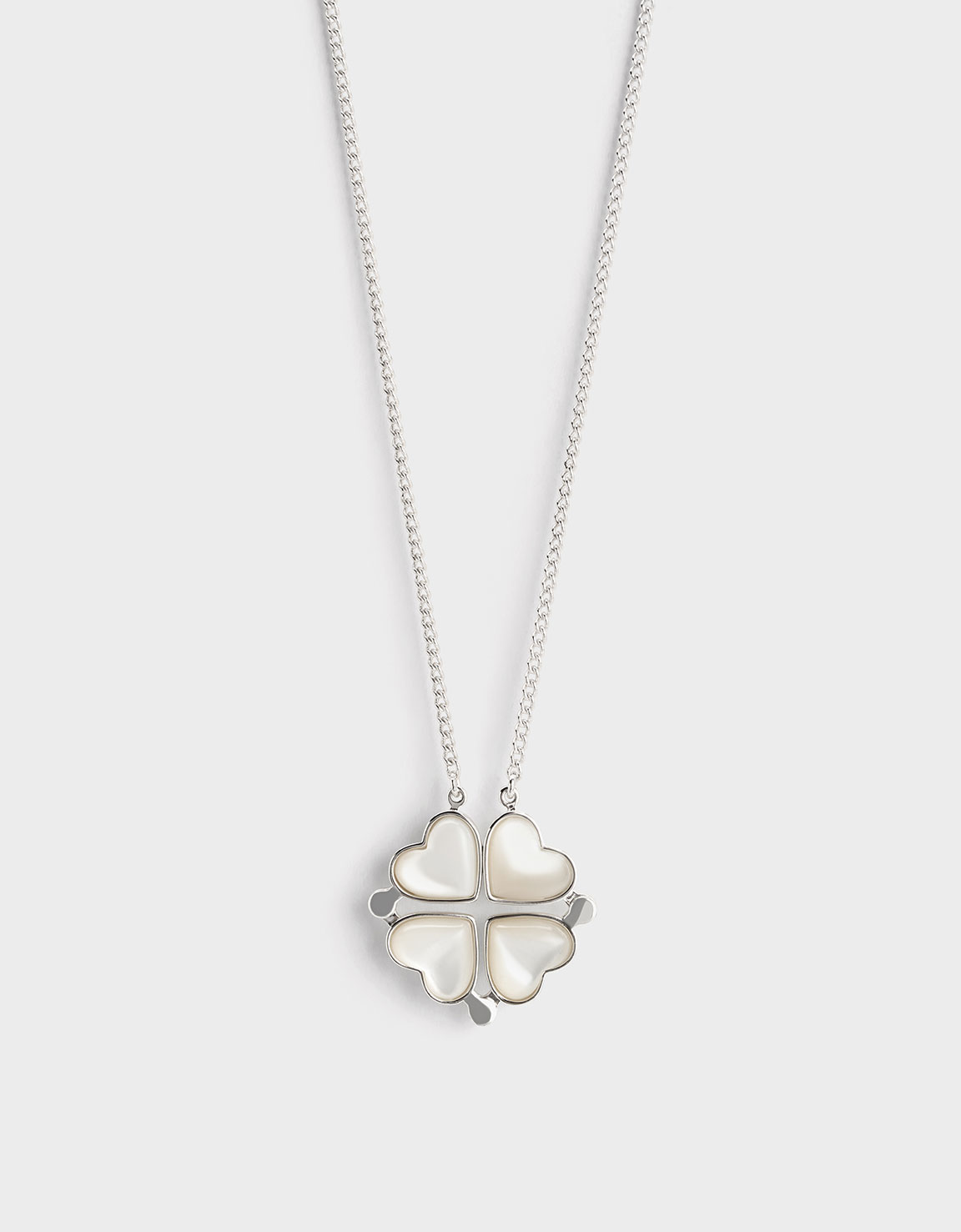 Annalise Clover Heart Necklace