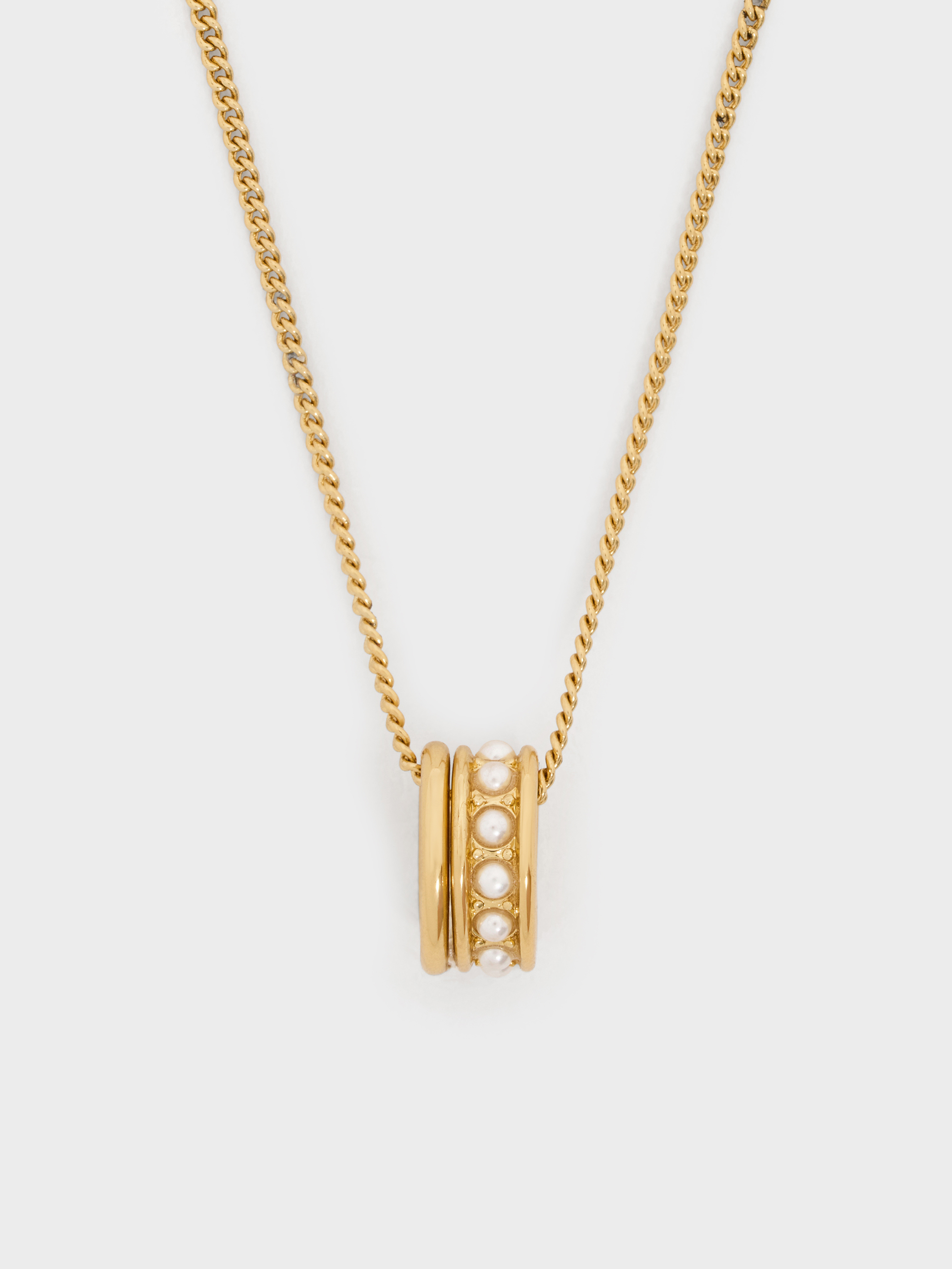 Charles & Keith - Maeve Pearl-Embellished Necklace