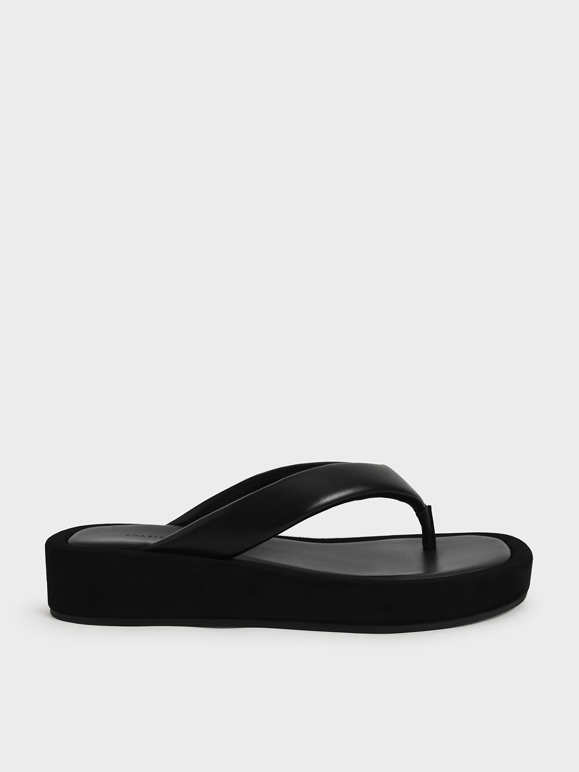 

Padded Platform Thong Sandals