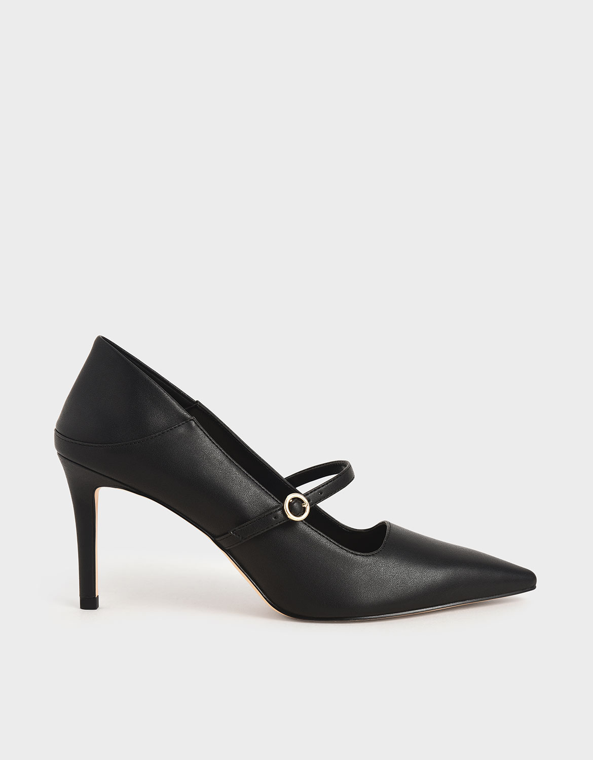 

Mary Jane Stiletto Court Shoes, Black