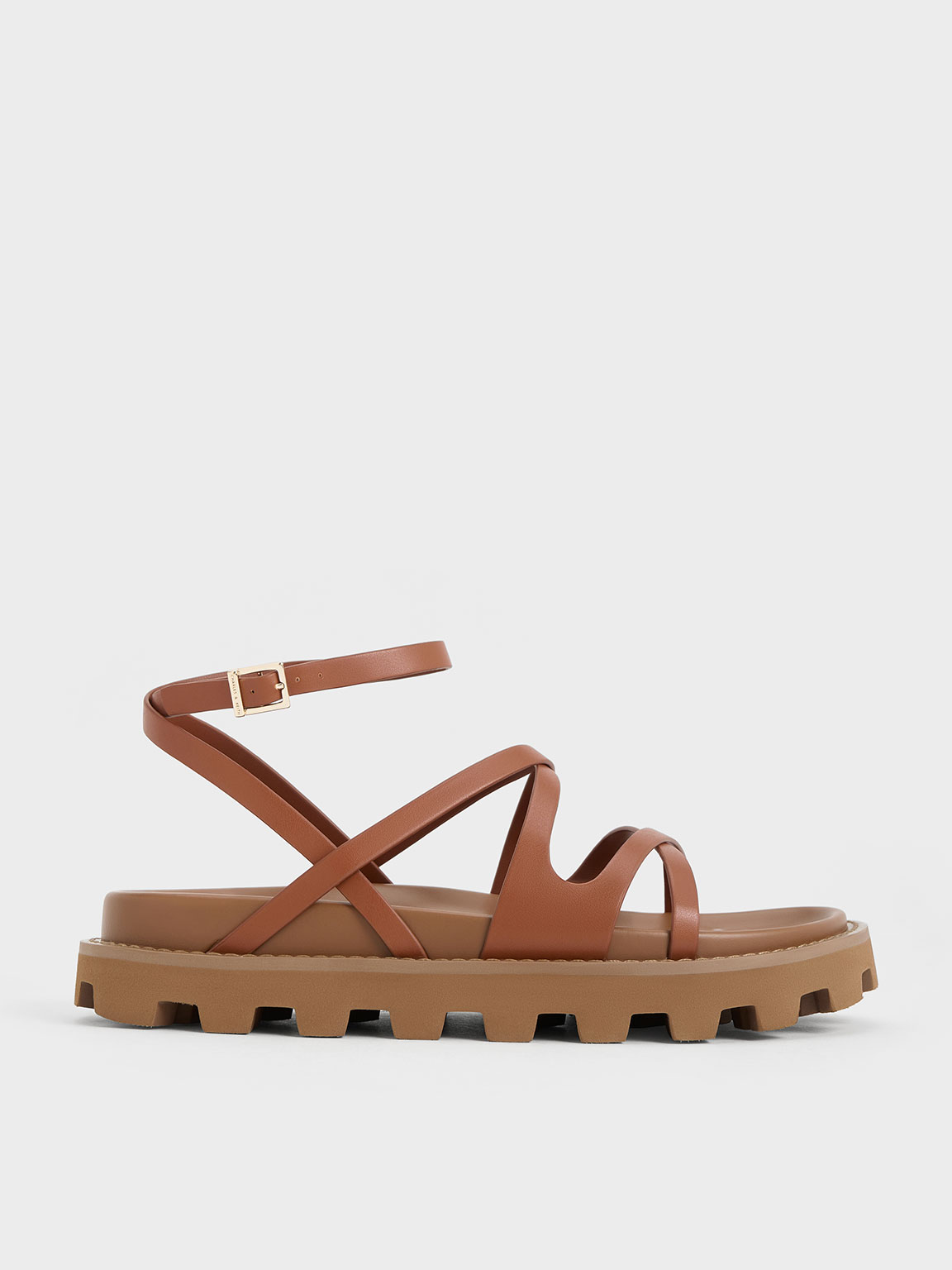 Crossover Ankle-Strap Sandals