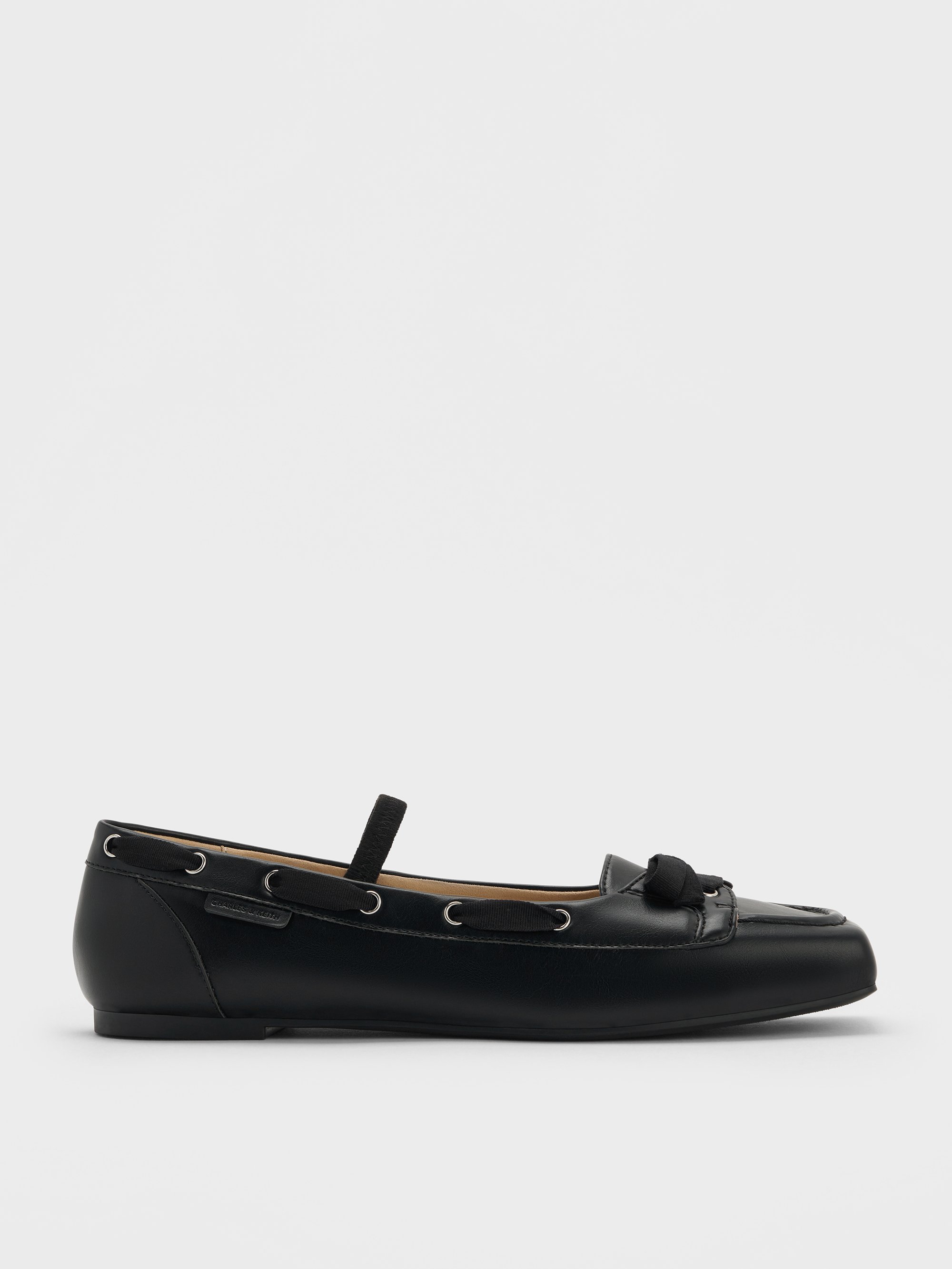 Charles & Keith - Bow Boat-Shoe Flats Charles & Keith - Bow Boat-Shoe Flats
